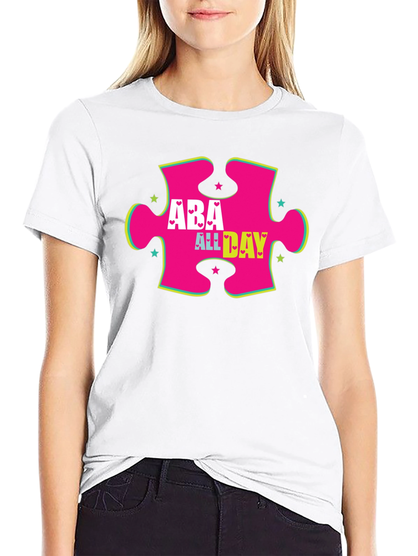 ABA All Day Autism Awareness T-Shirt