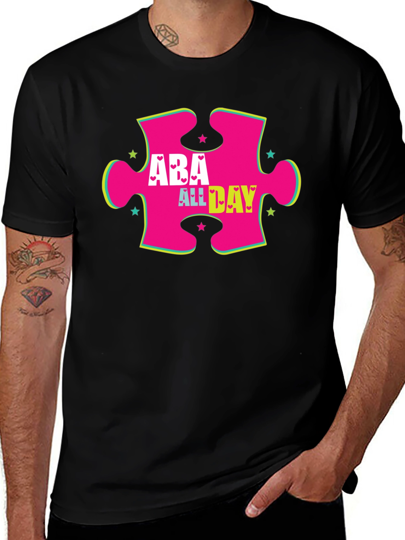 ABA All Day Autism Awareness T-Shirt