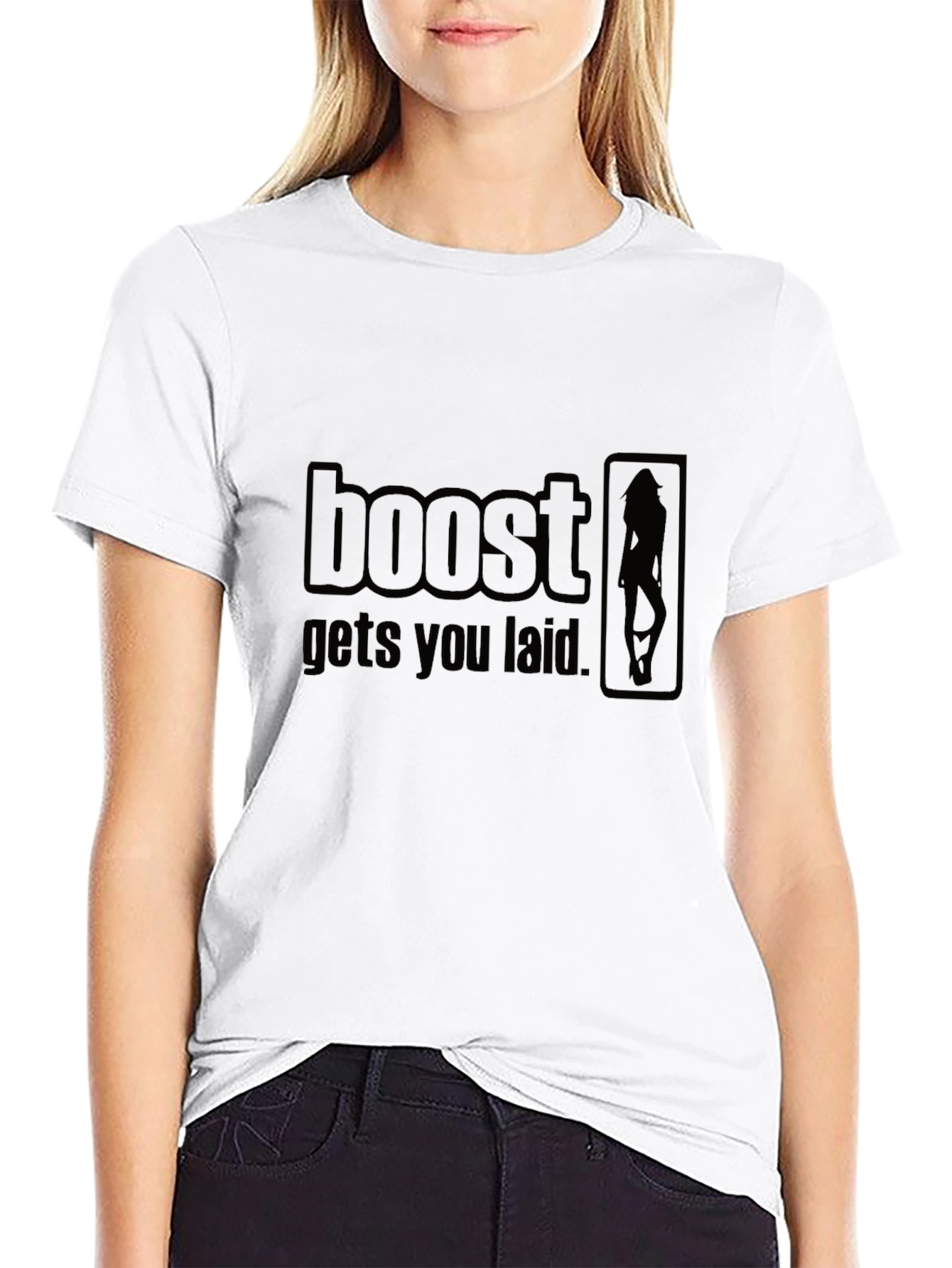Boost Gets You Laid - Novelty Graphic T-Shirt