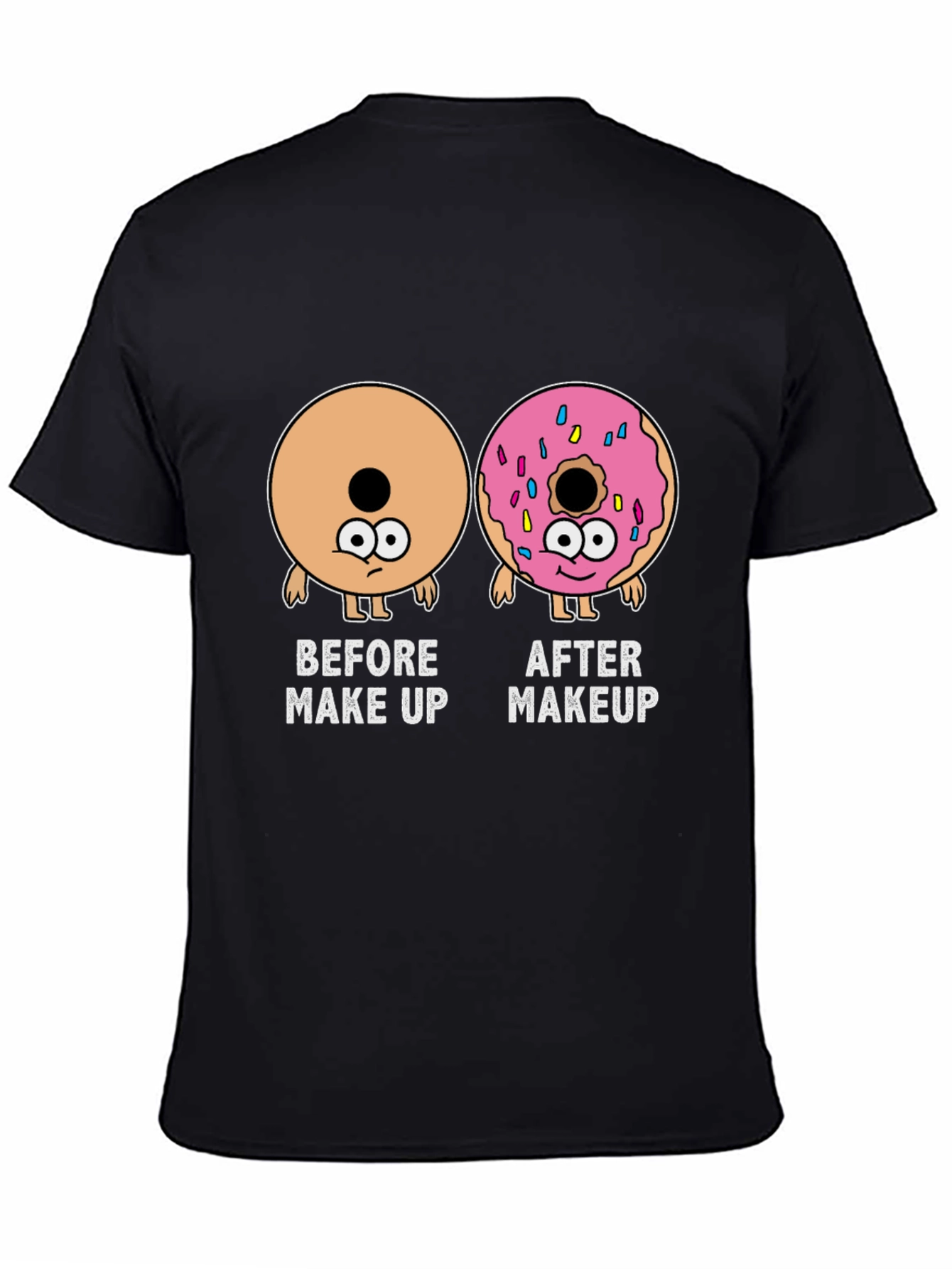 Makeup Donut Funny Graphic Tee