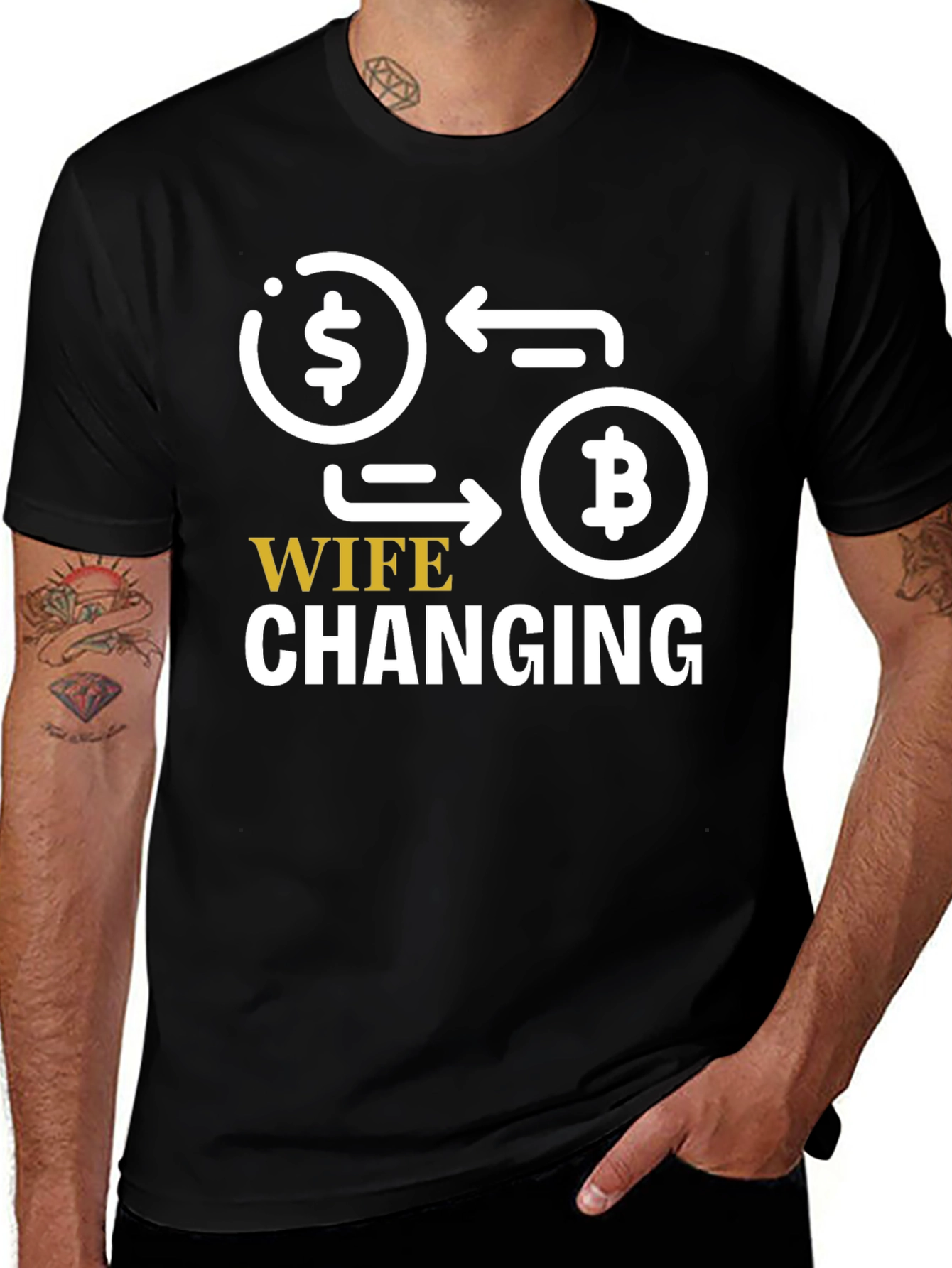 Wife Changing Bitcoin Graphic Tee