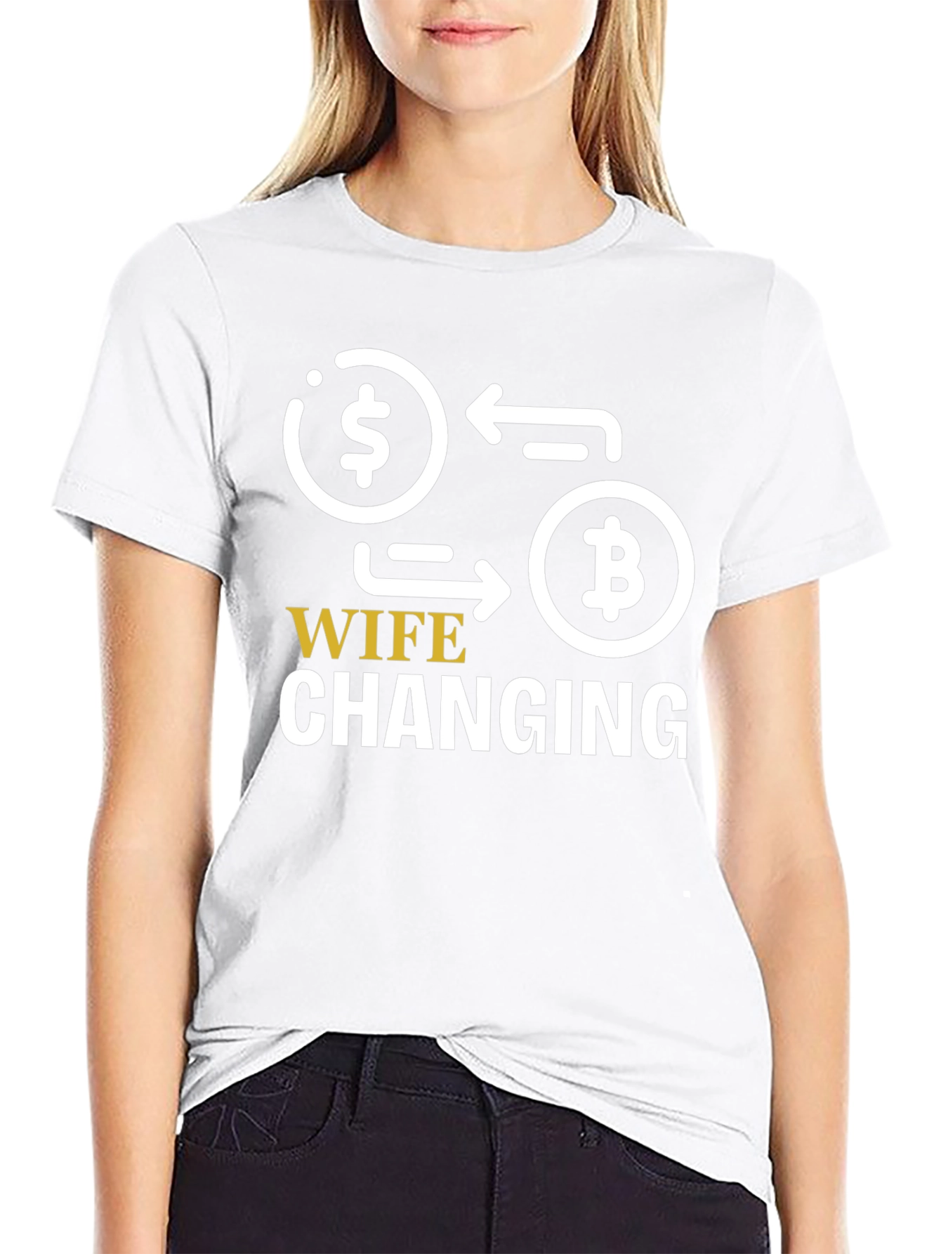 Wife Changing Bitcoin Graphic Tee