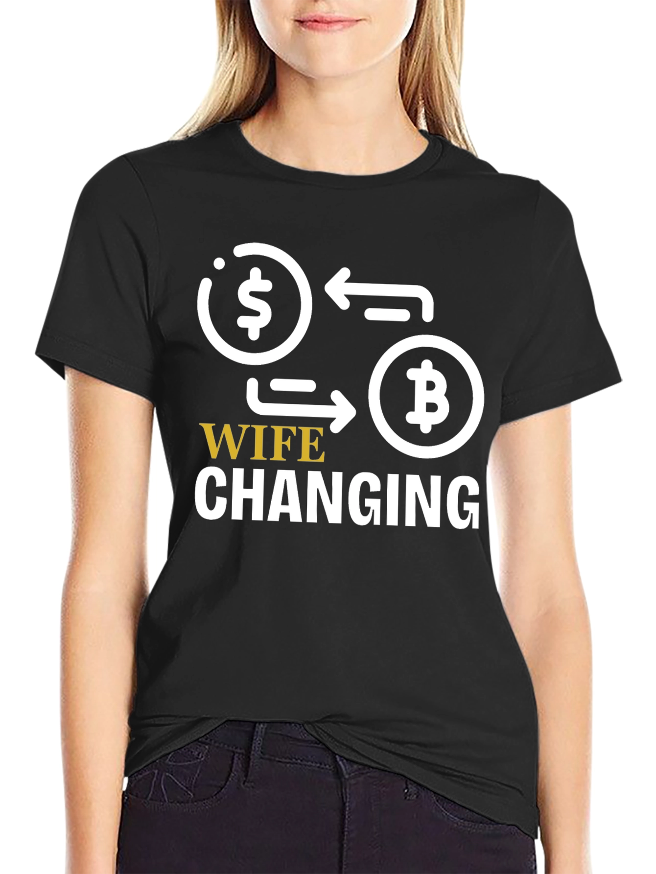 Wife Changing Bitcoin Graphic Tee