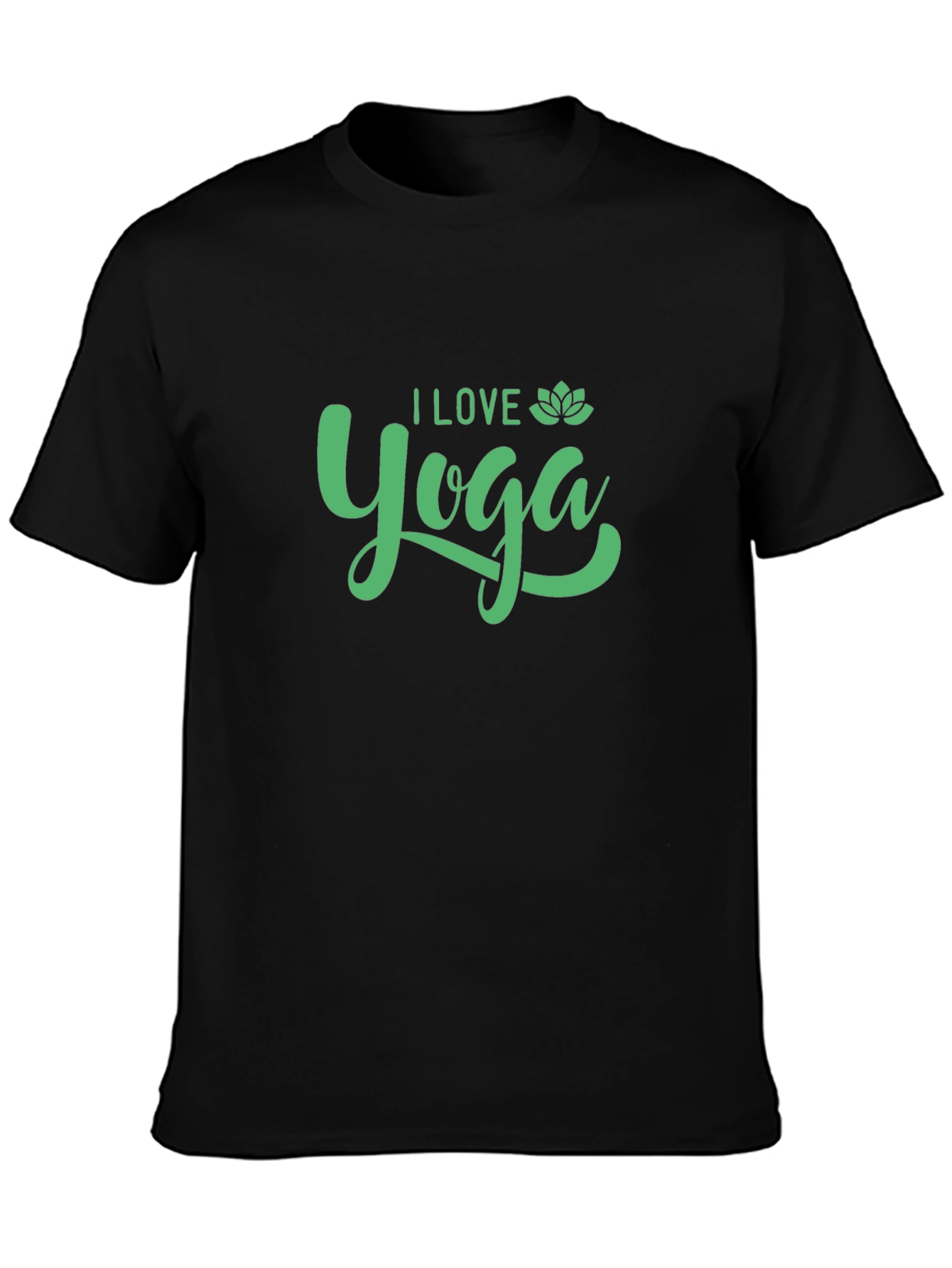 I Love Yoga T-Shirt - Black