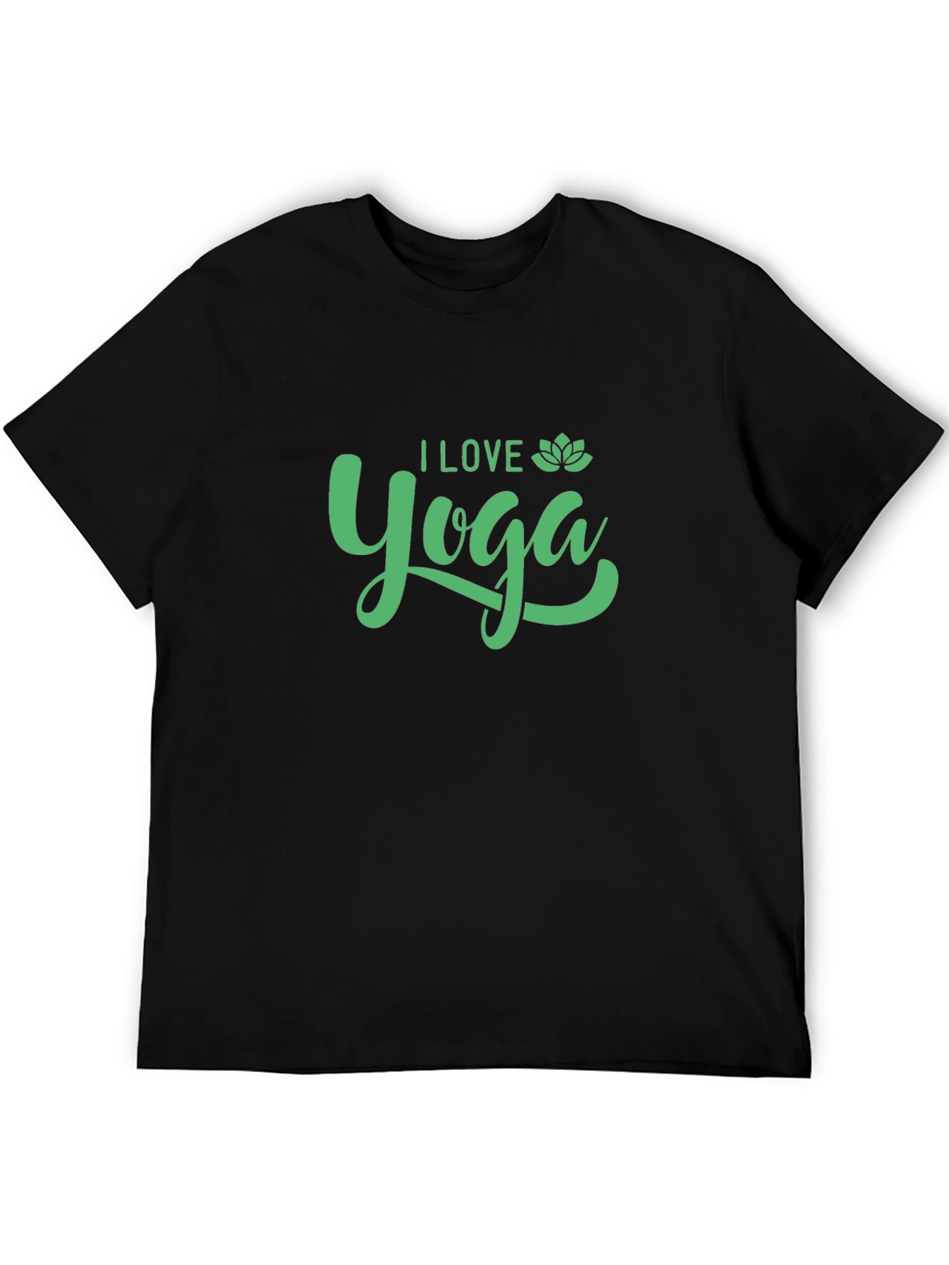 I Love Yoga T-Shirt - Black