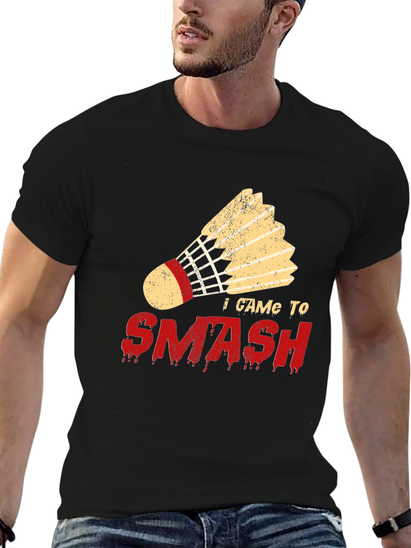I Came To Smash Badminton T-Shirt