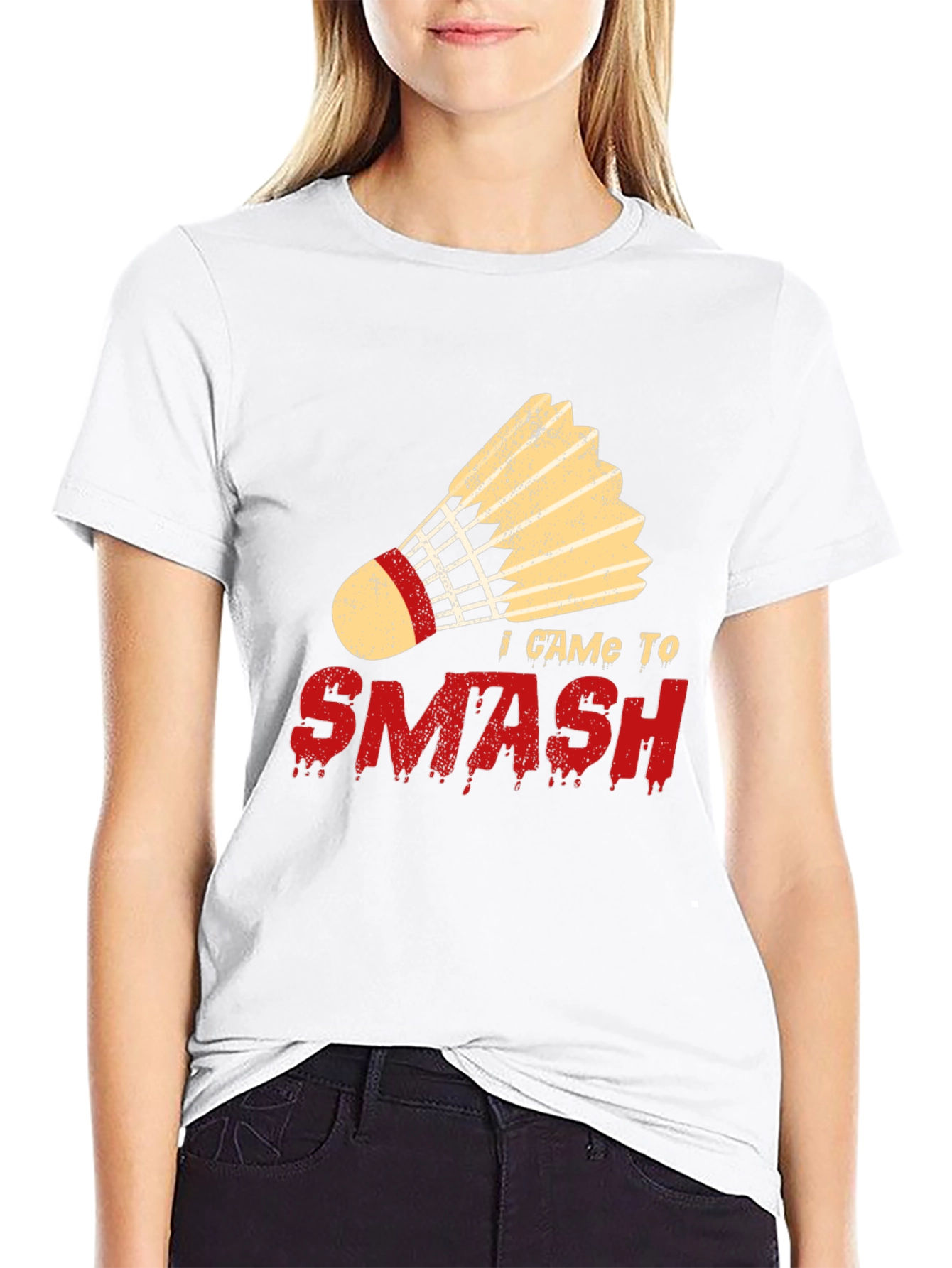 I Came To Smash Badminton T-Shirt