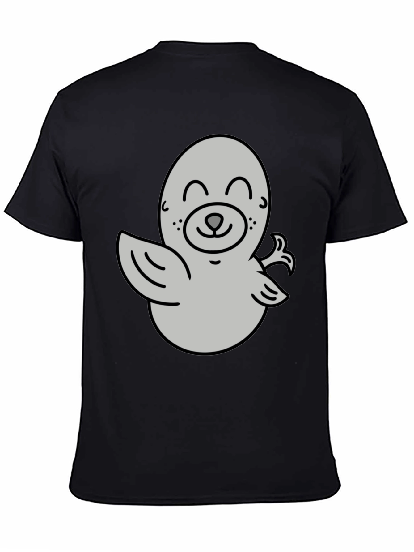 Cute Cartoon Seal Graphic T-Shirt