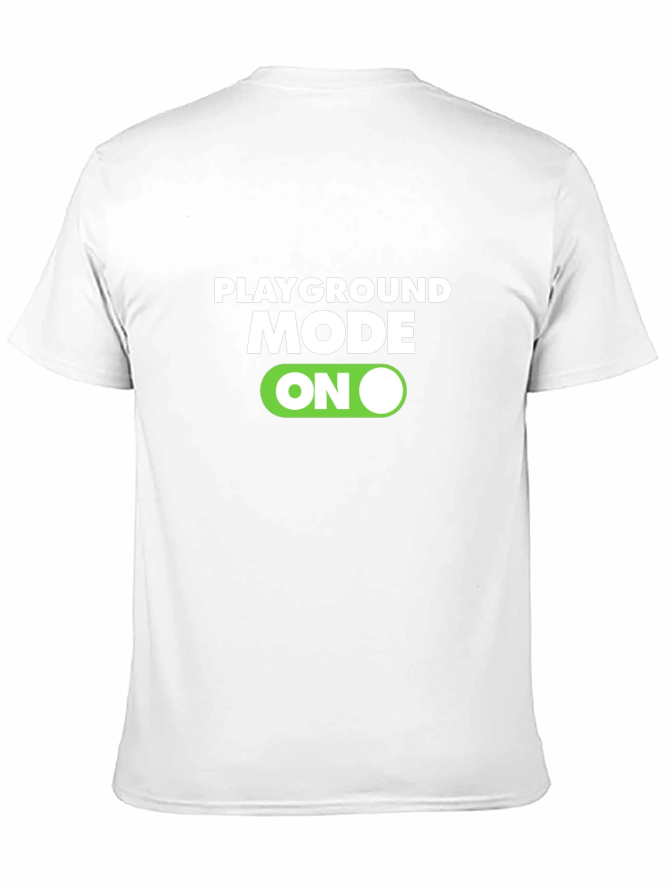 Playground Mode ON Black T-Shirt
