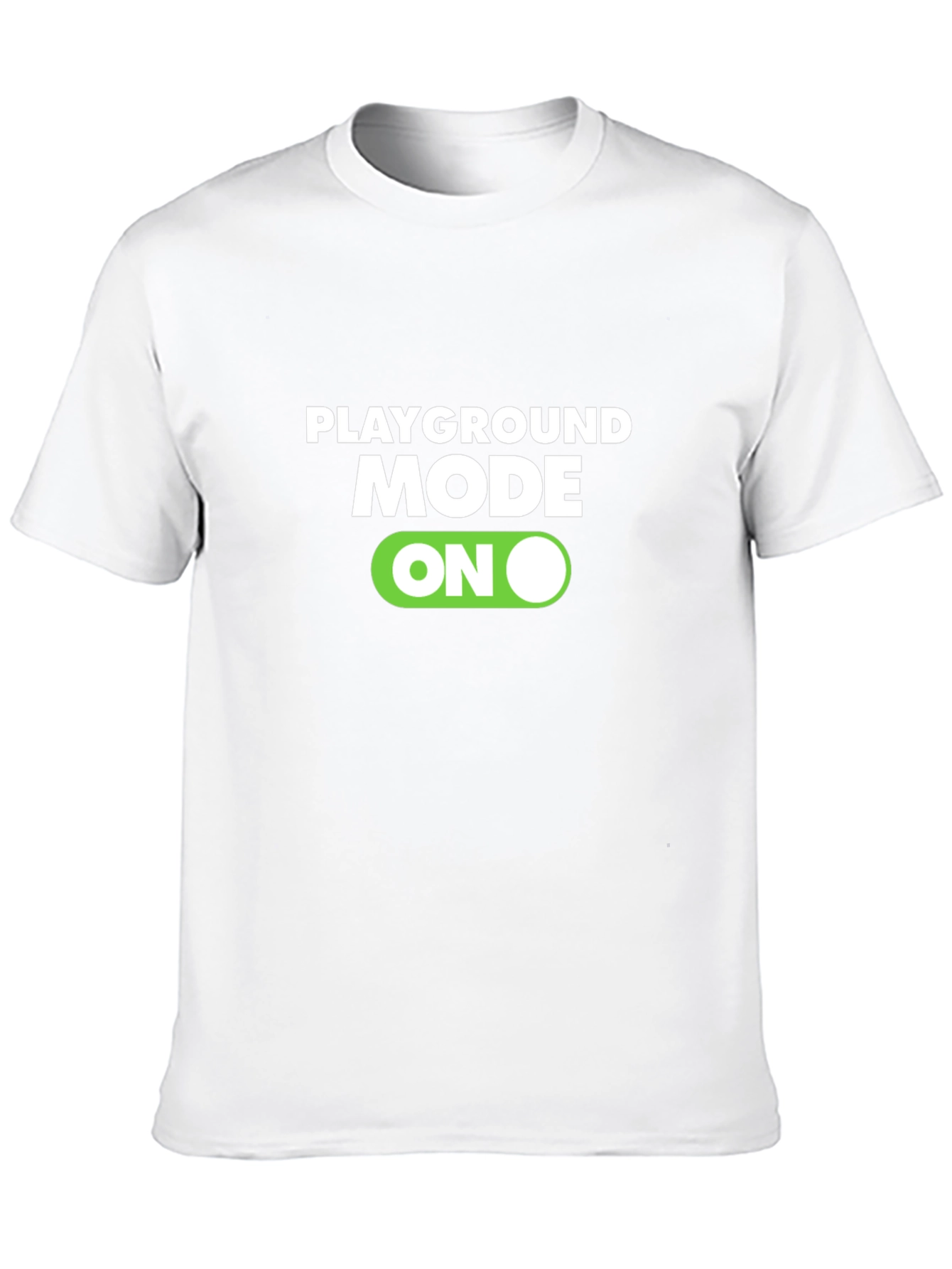 Playground Mode ON Black T-Shirt