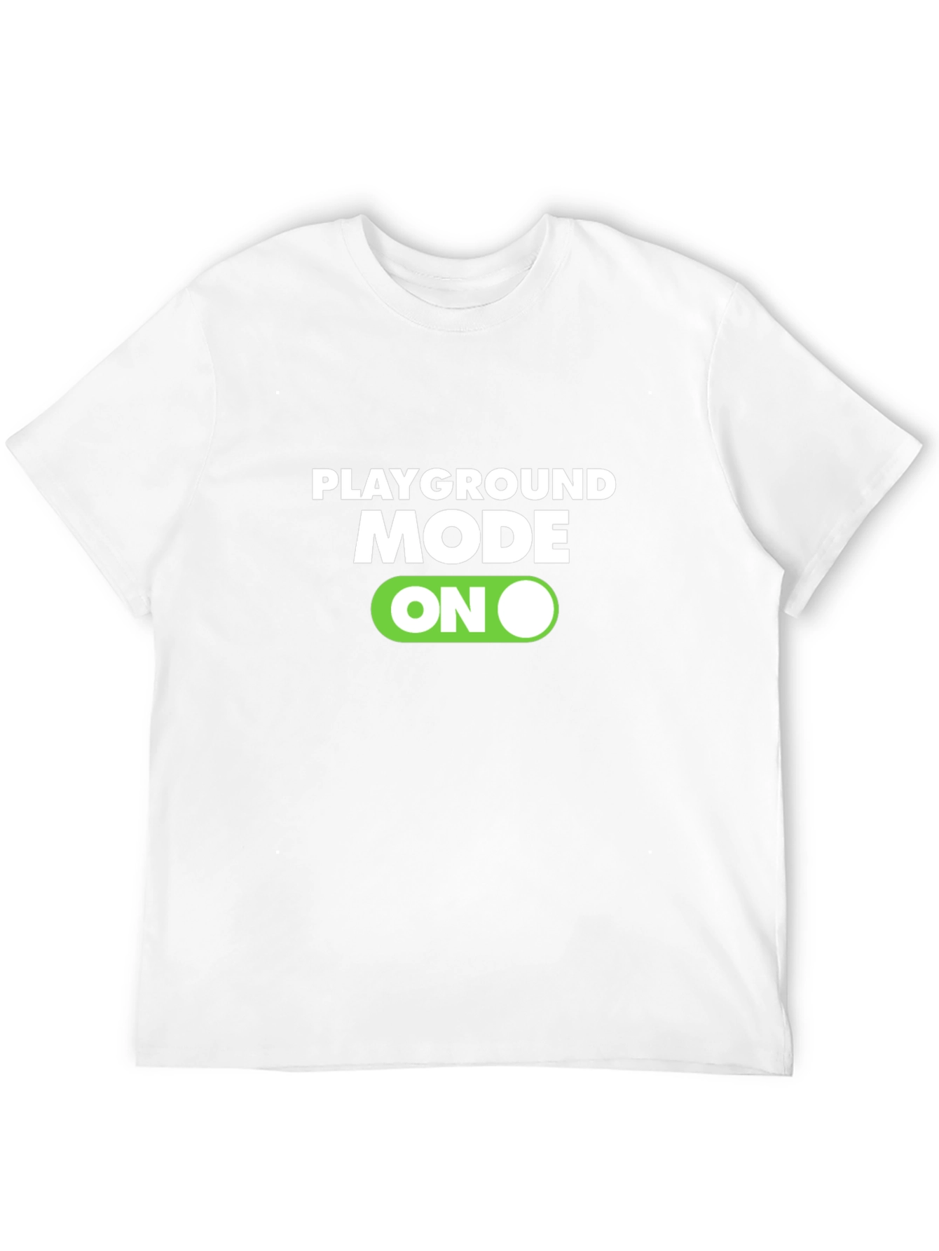 Playground Mode ON Black T-Shirt