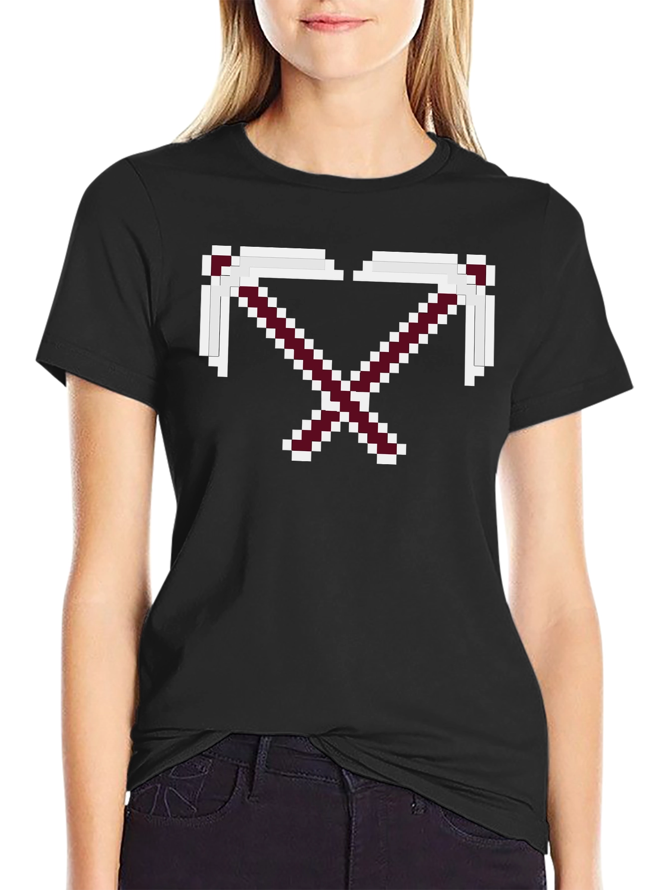 Pixel Pickaxe T-Shirt - Minecraft Inspired Graphic Tee
