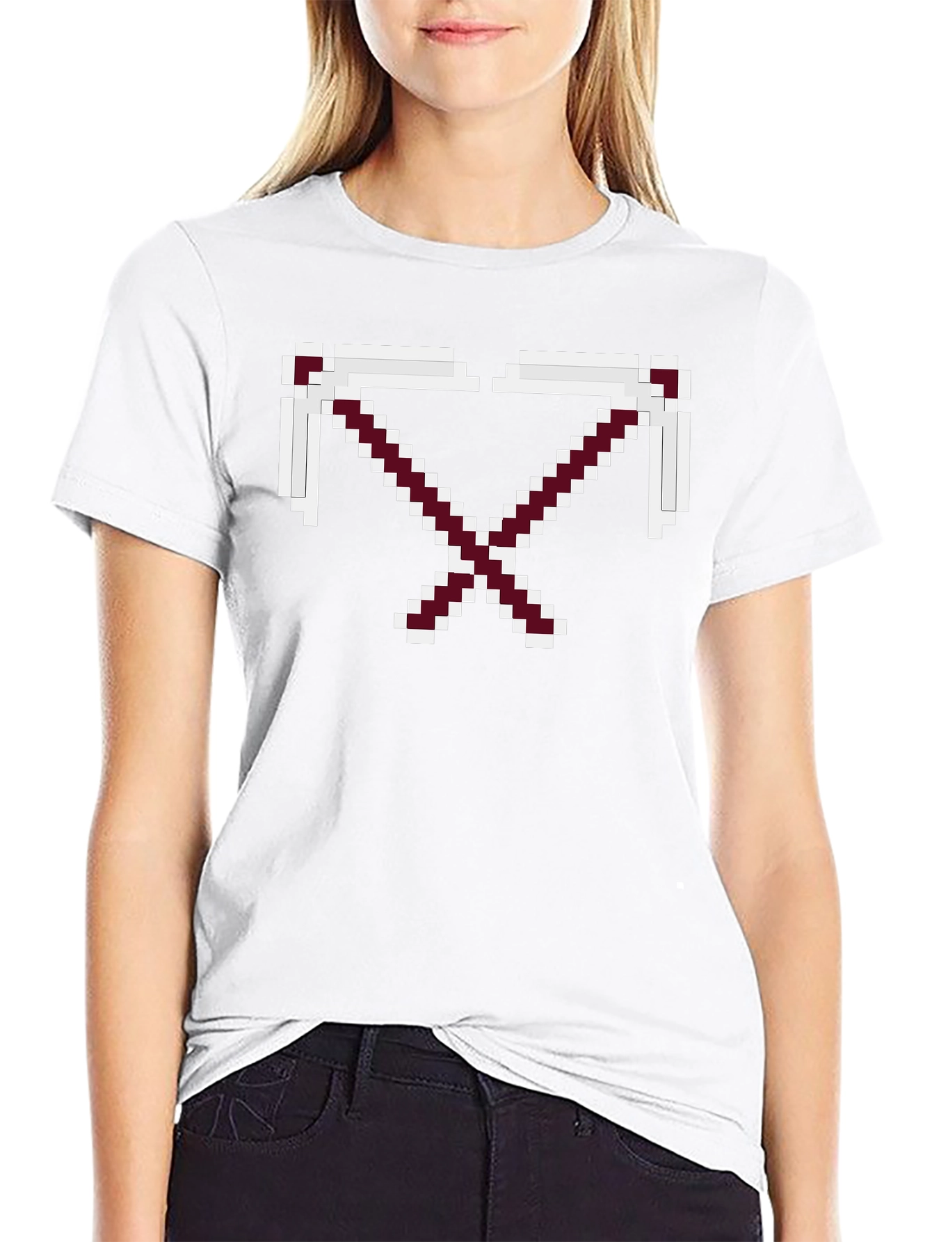 Pixel Pickaxe T-Shirt - Minecraft Inspired Graphic Tee