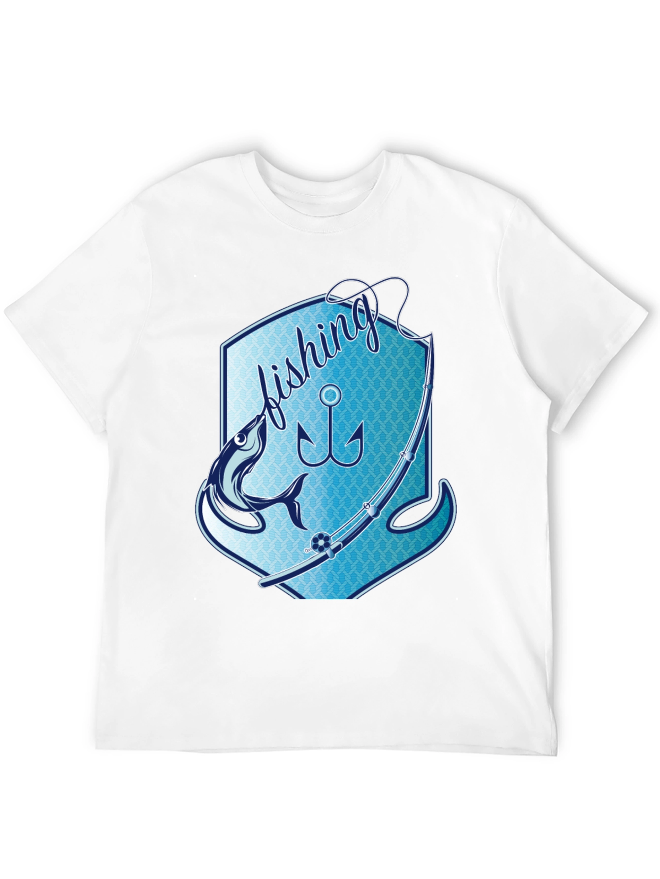 Fishing T-Shirt - Angler Fish Hook Design