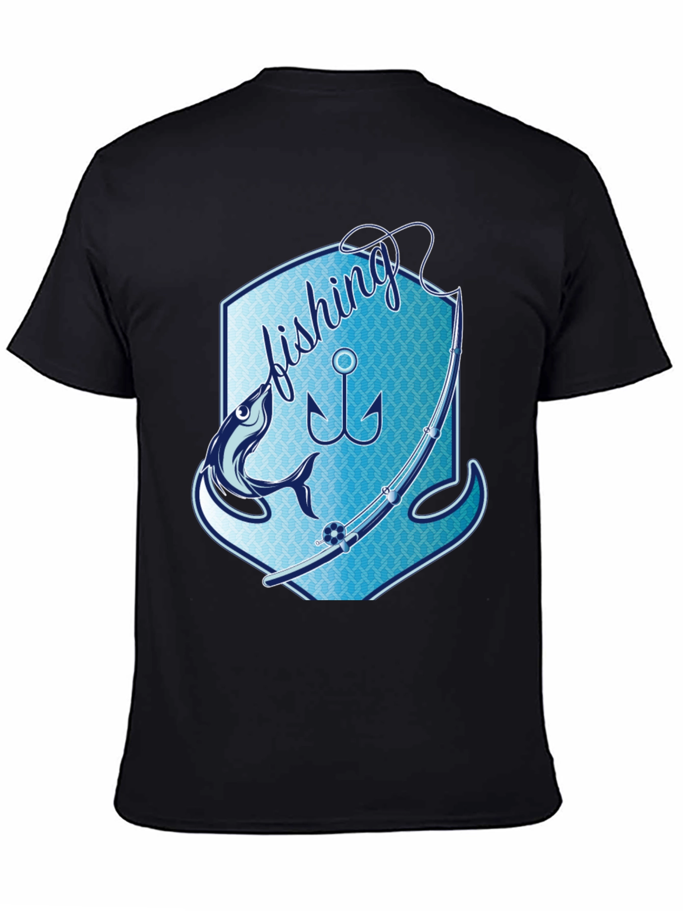 Fishing T-Shirt - Angler Fish Hook Design