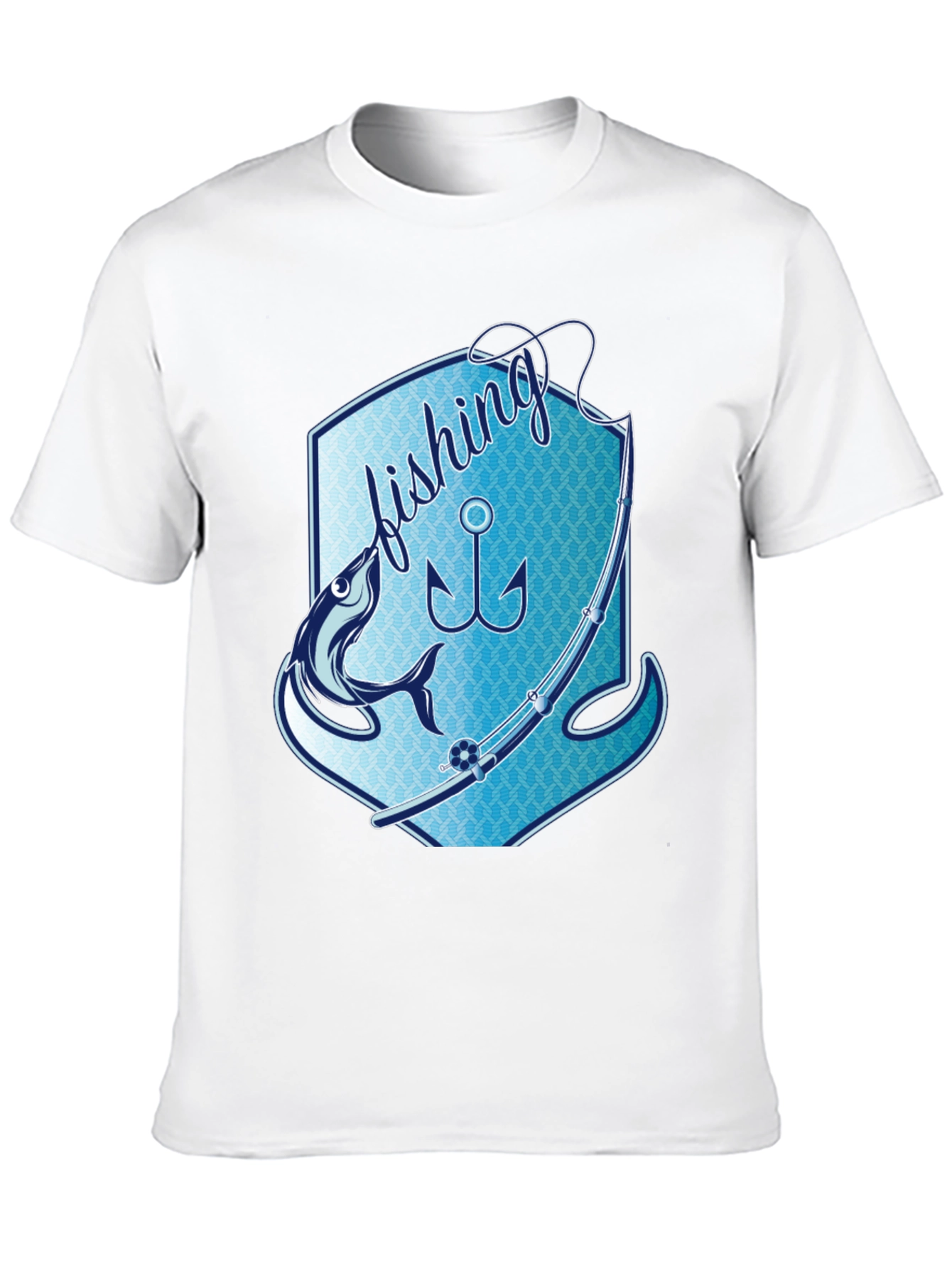 Fishing T-Shirt - Angler Fish Hook Design