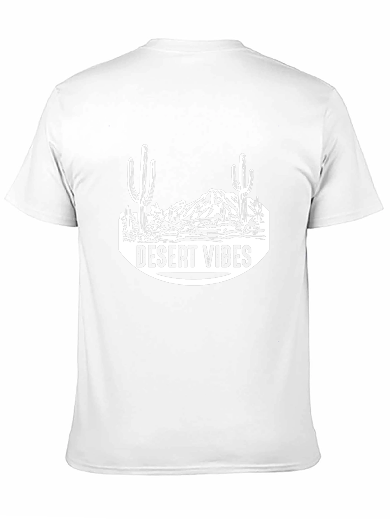 Desert Vibes Graphic T-Shirt - Black Casual Tee