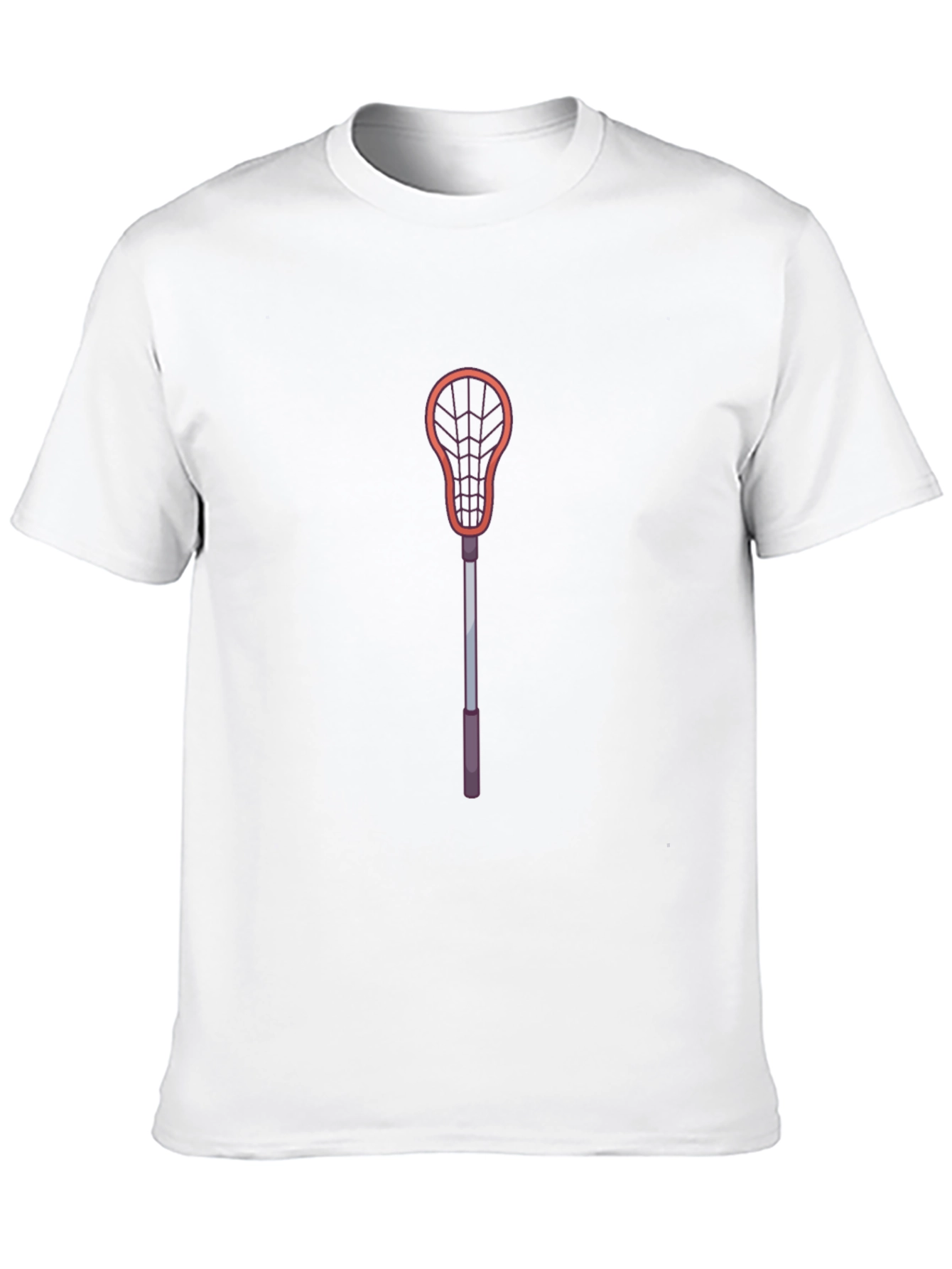 Lacrosse Stick Graphic Tee - Sporty Casual Style