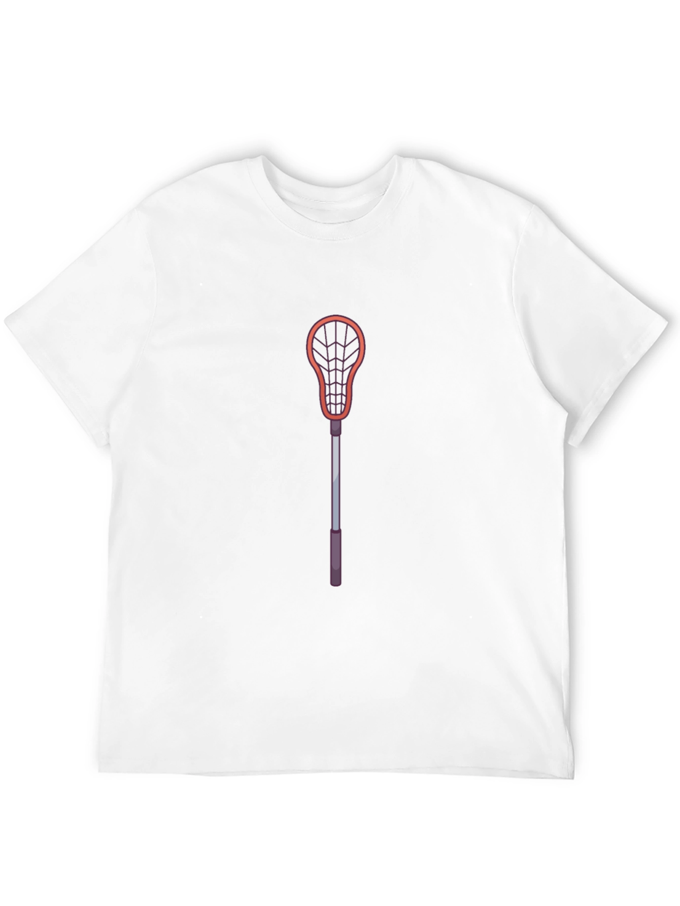 Lacrosse Stick Graphic Tee - Sporty Casual Style