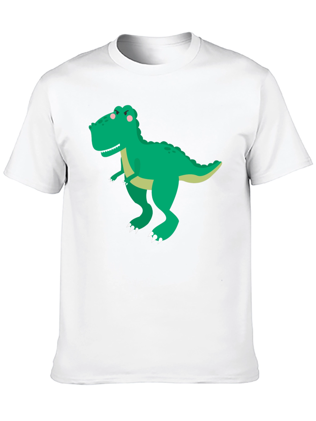 Dinosaur Graphic Tee - Classic Black Cotton T-Shirt