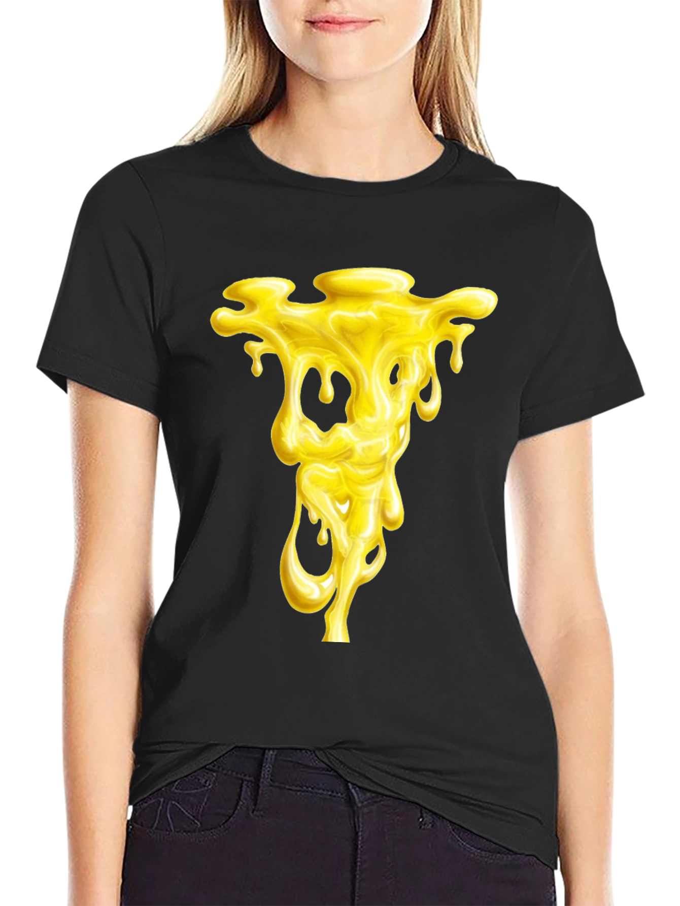 Dripping Honey Graphic Tee - Black