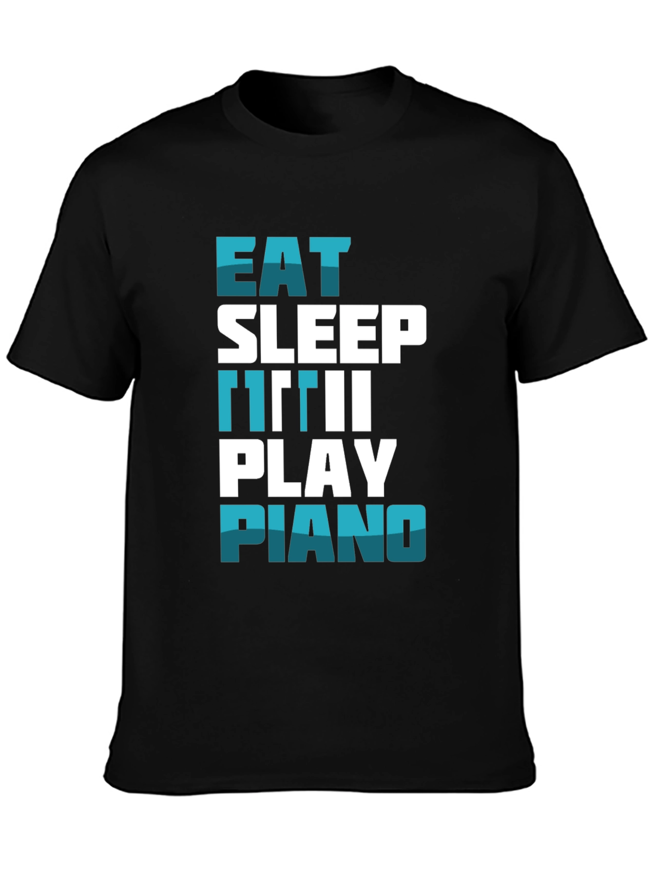 Eat Sleep Repeat Piano T-Shirt