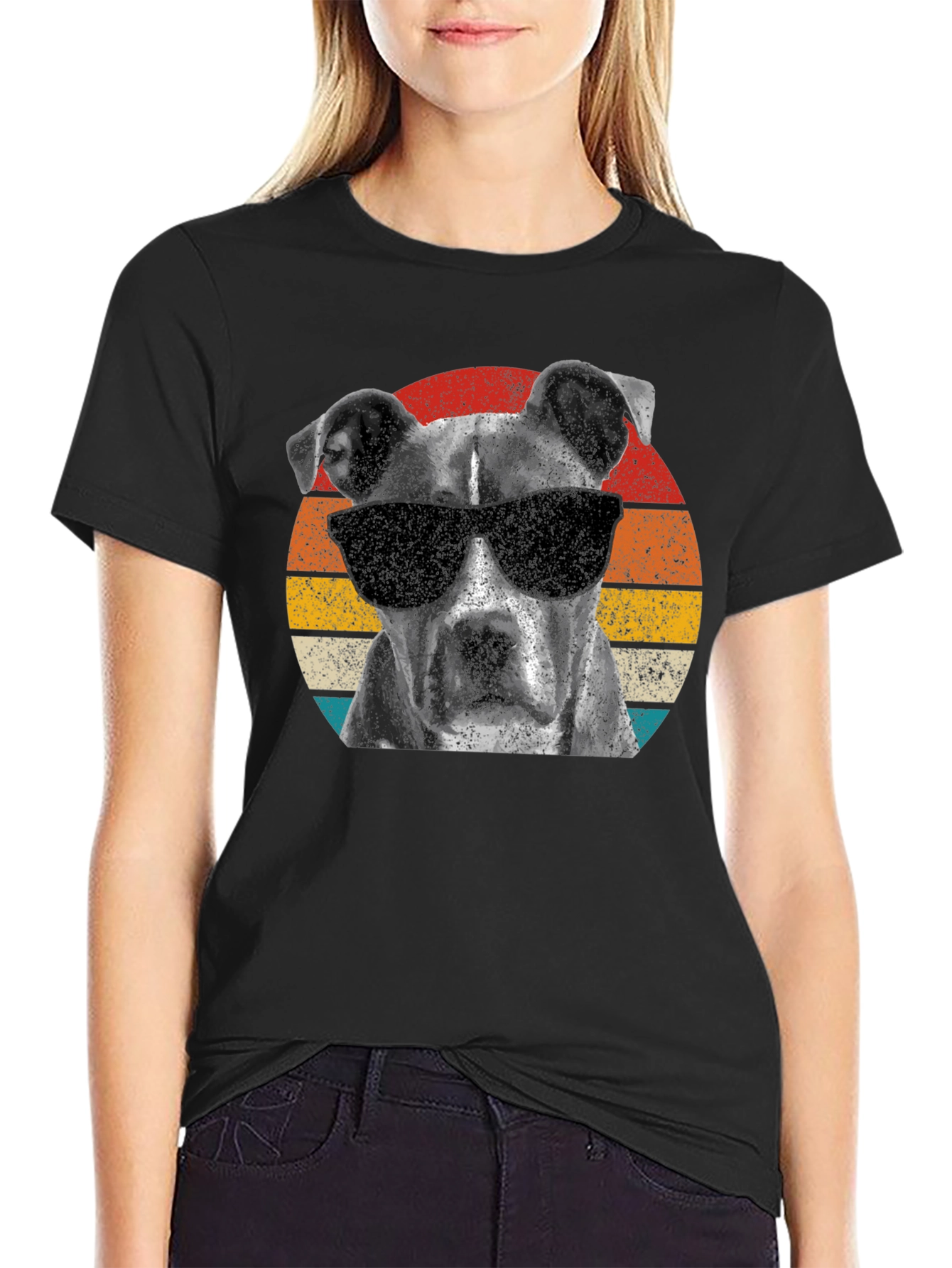 Cool Pitbull Graphic T-Shirt