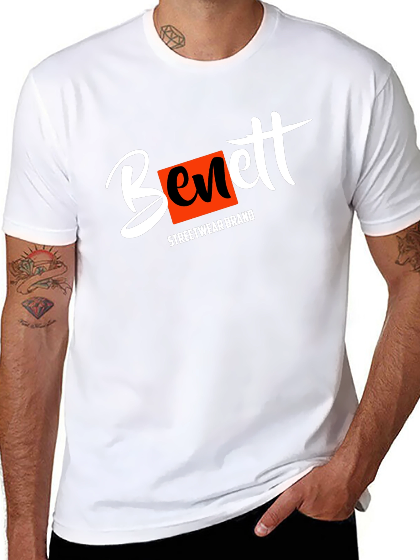 Bennett Streetwear Brand T-Shirt - Black
