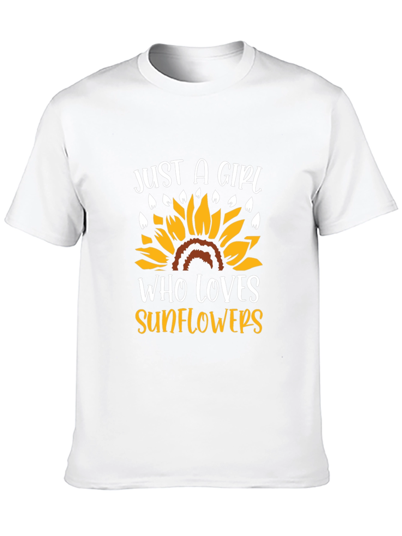 Just A Girl Who Loves Sunflowers T-Shirt