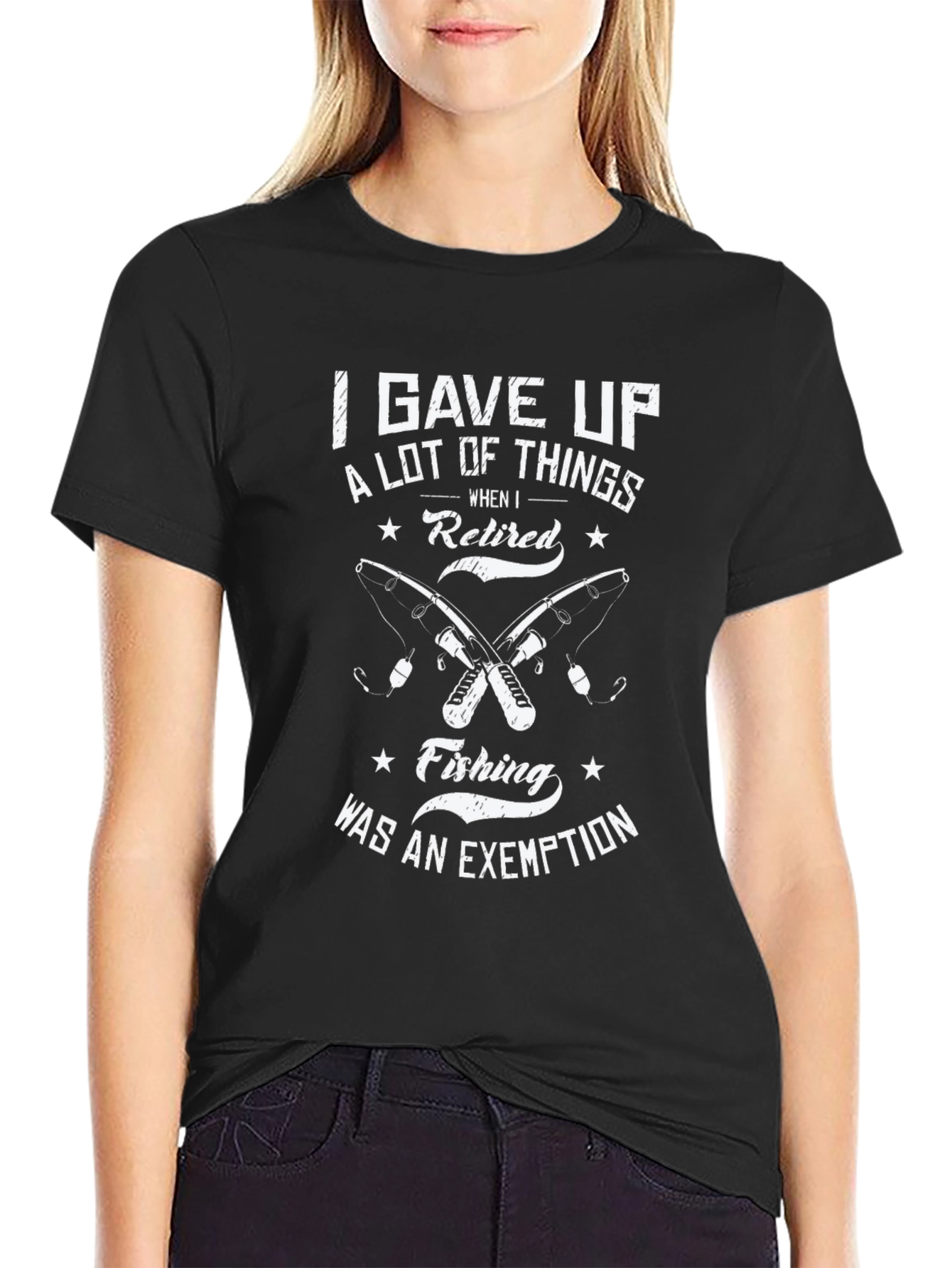 Retired Fishing T-Shirt - Fishermans Exemption