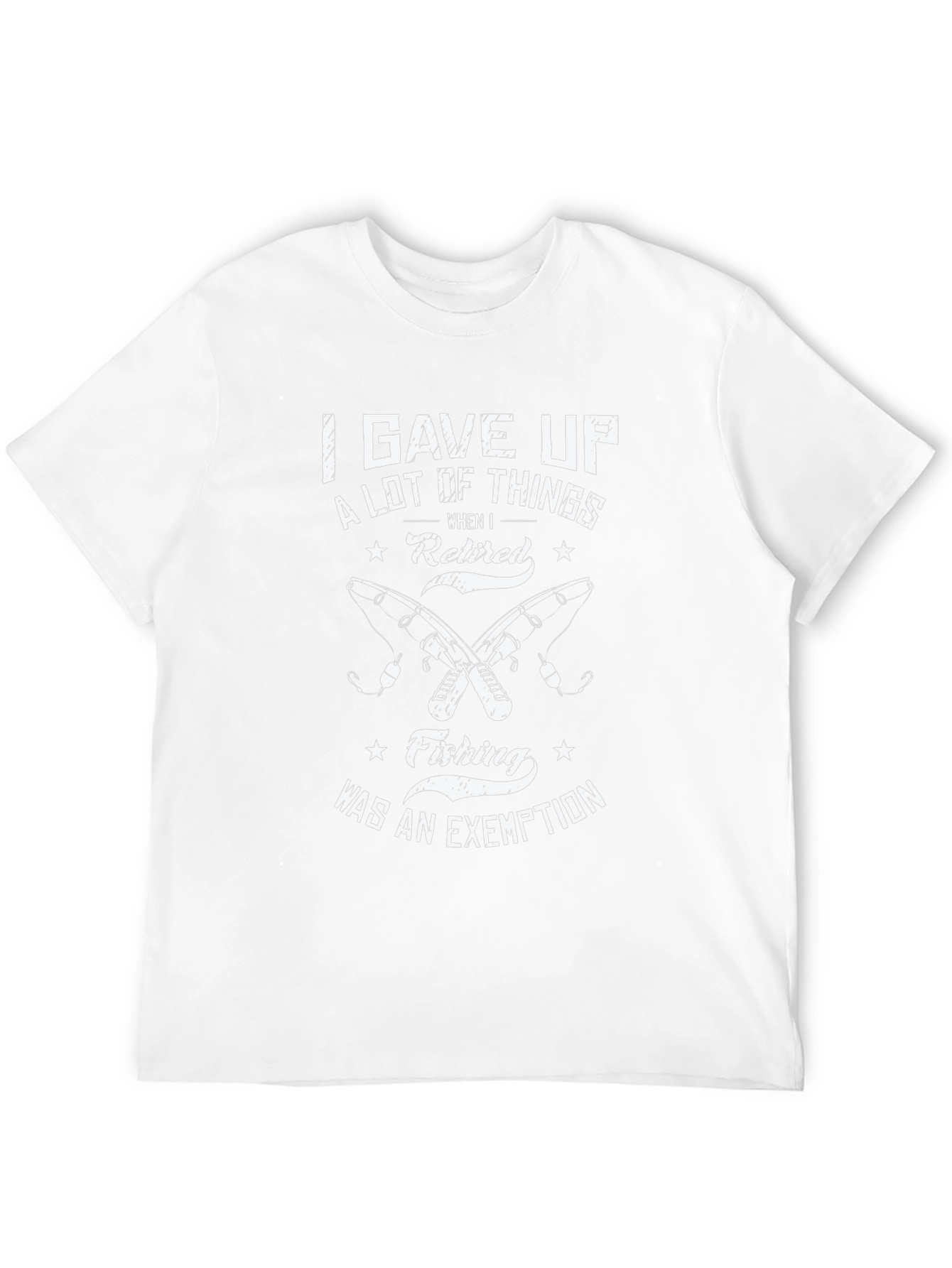 Retired Fishing T-Shirt - Fishermans Exemption