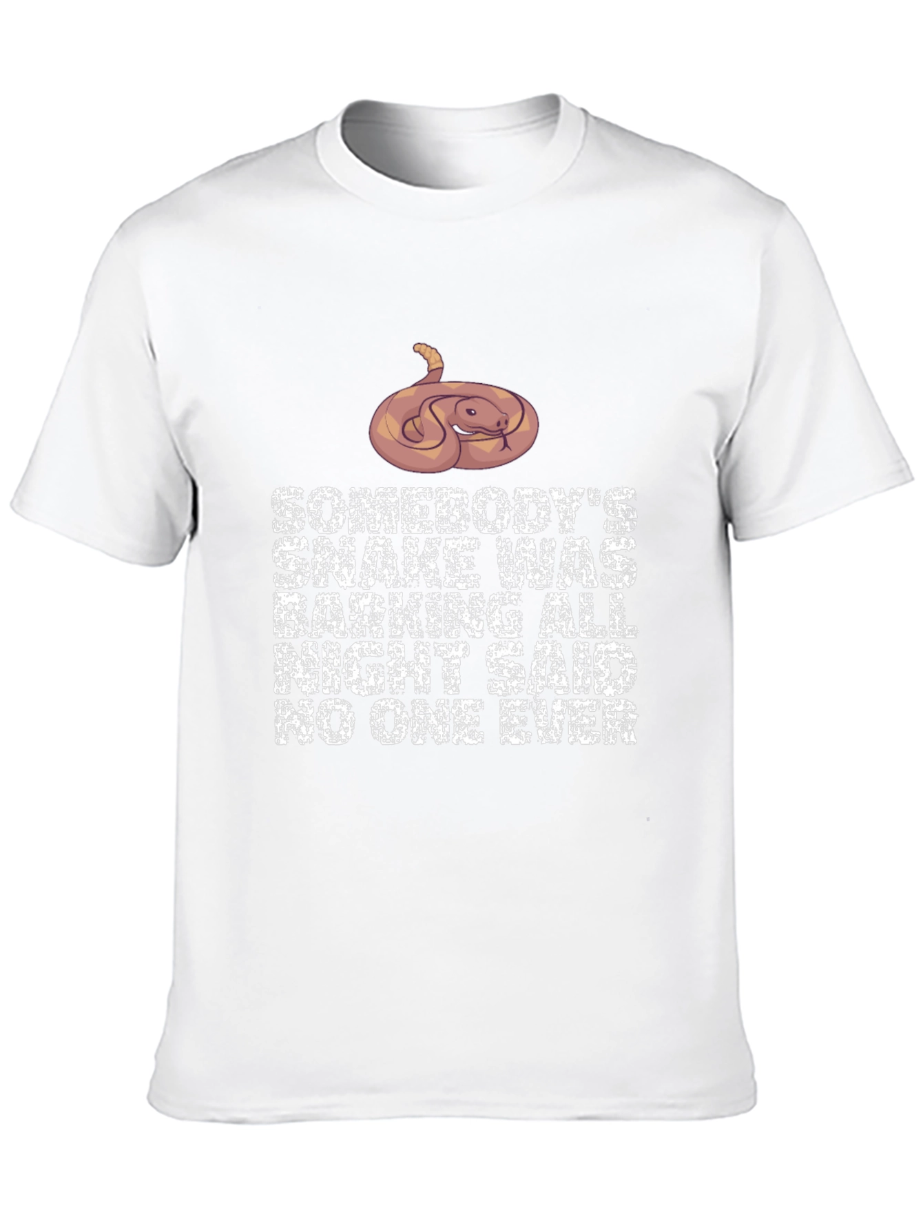 Funny Snake Barking T-Shirt Novelty Reptile Tee
