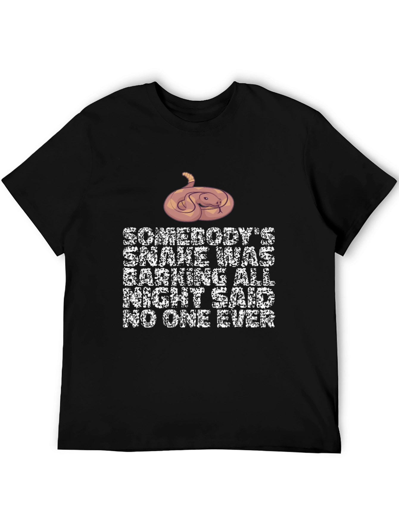Funny Snake Barking T-Shirt Novelty Reptile Tee