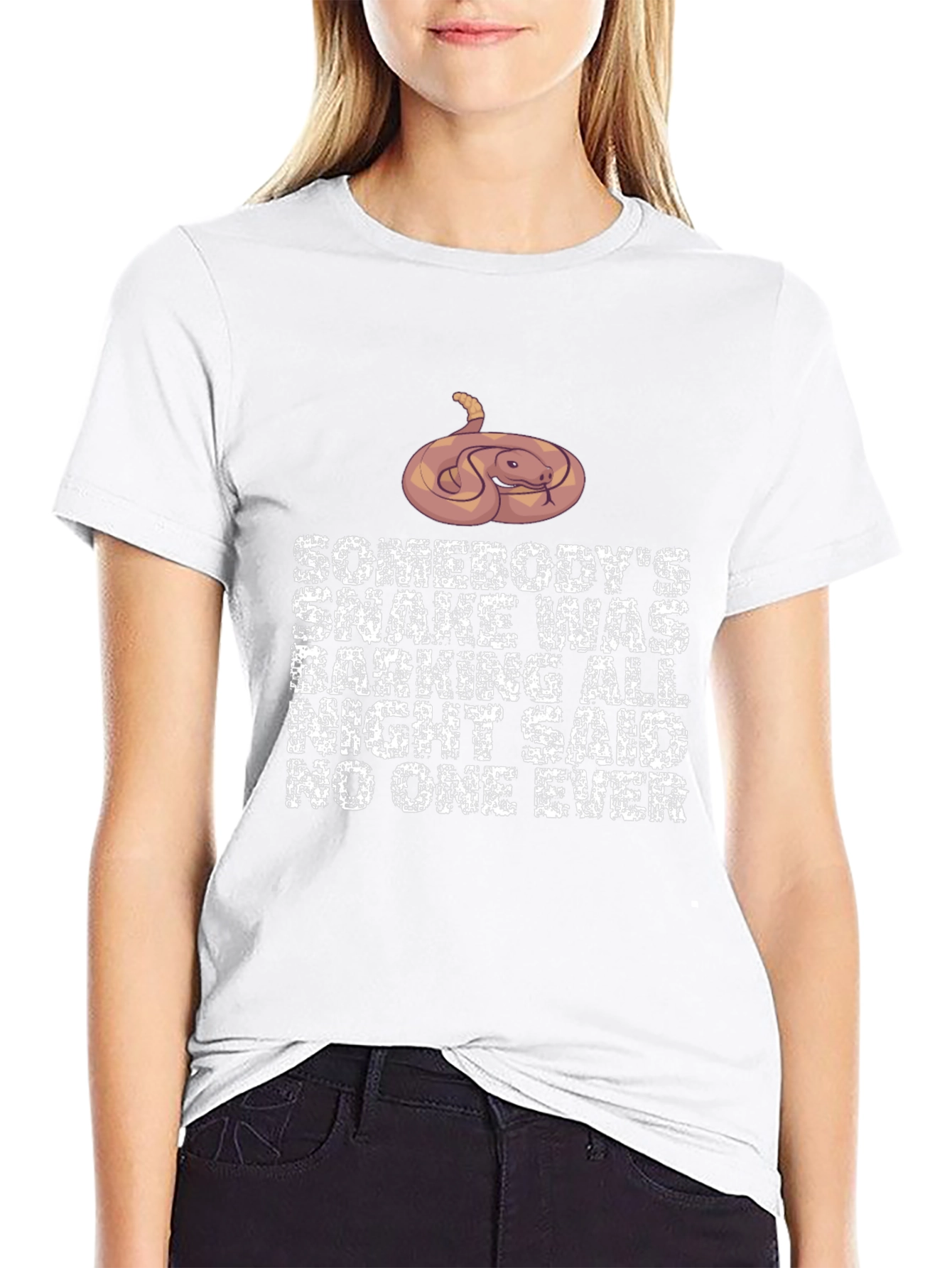 Funny Snake Barking T-Shirt Novelty Reptile Tee