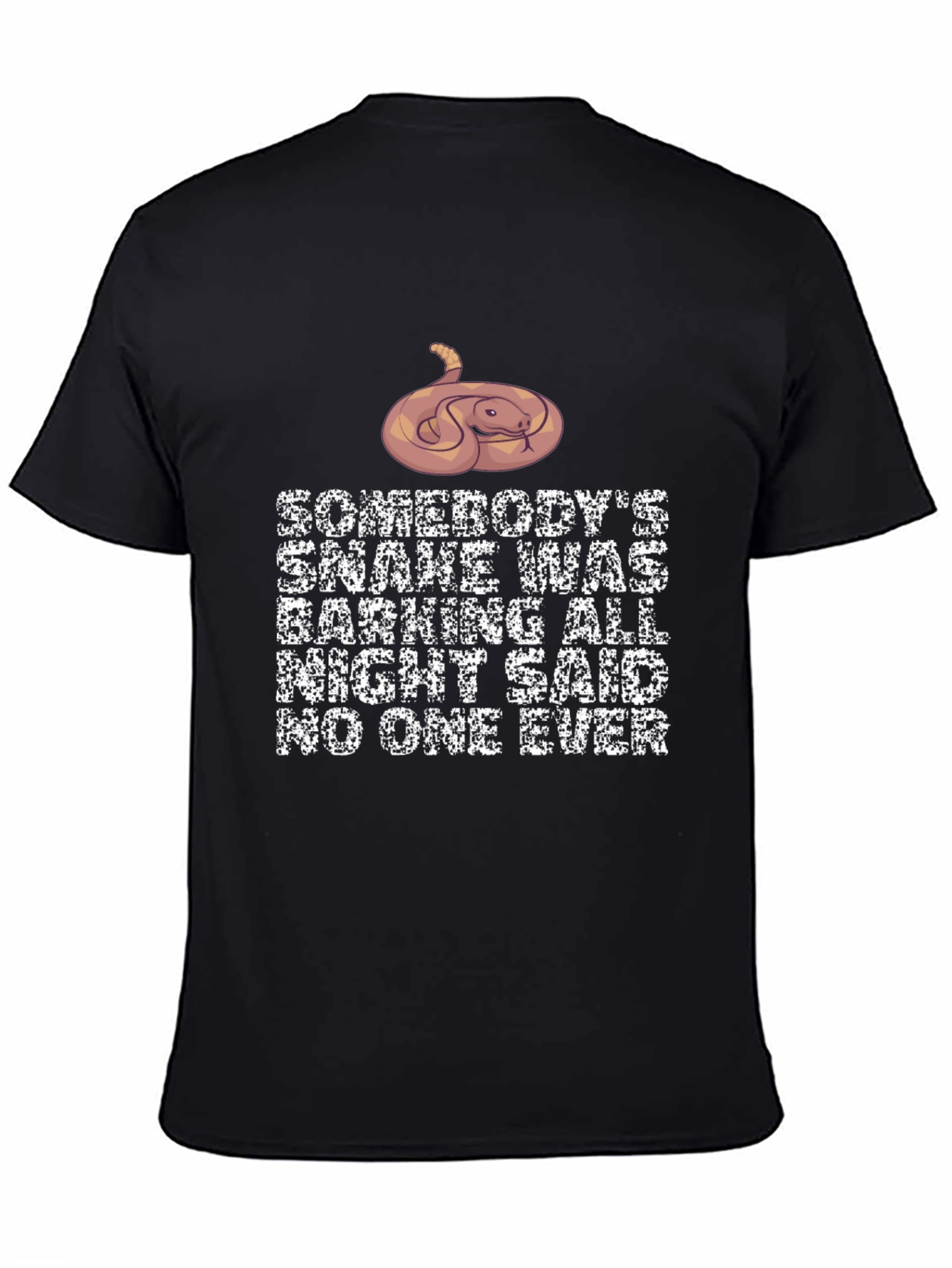 Funny Snake Barking T-Shirt Novelty Reptile Tee