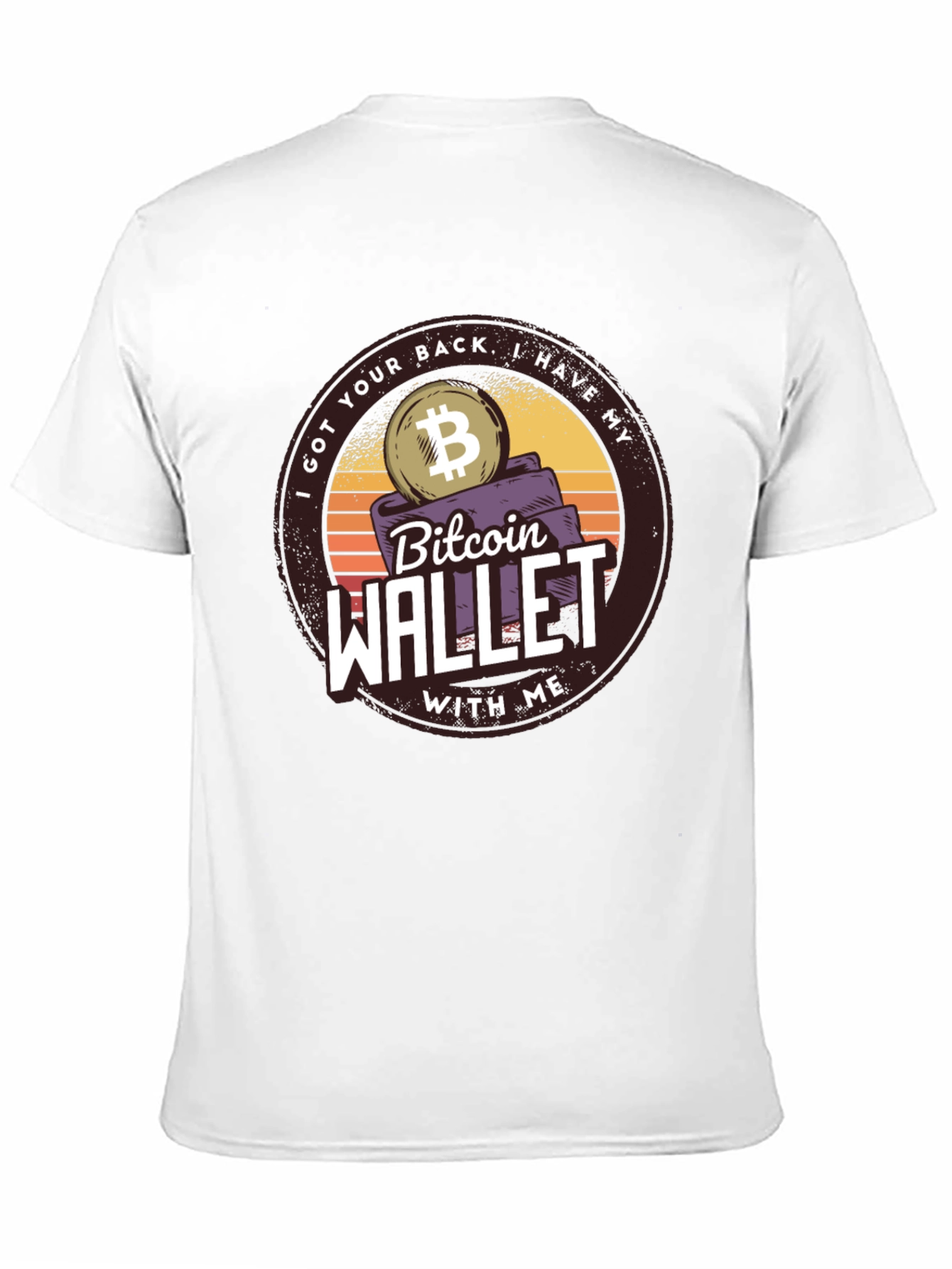 Bitcoin Wallet Graphic T-Shirt - Crypto Tee