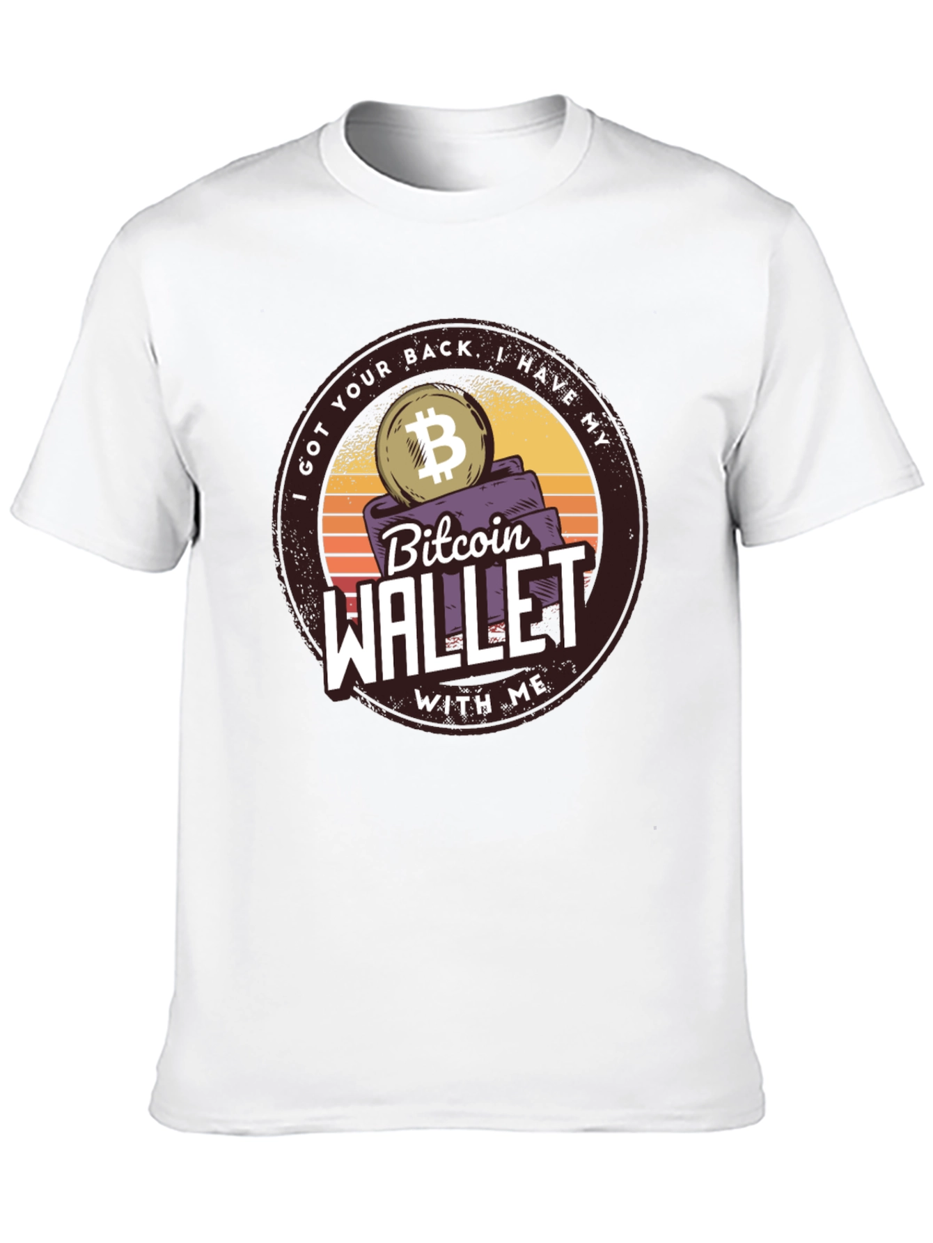Bitcoin Wallet Graphic T-Shirt - Crypto Tee