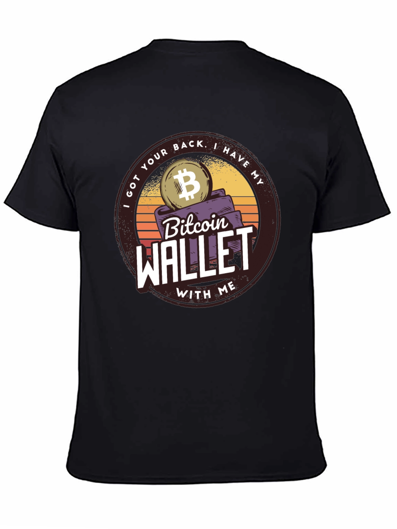 Bitcoin Wallet Graphic T-Shirt - Crypto Tee
