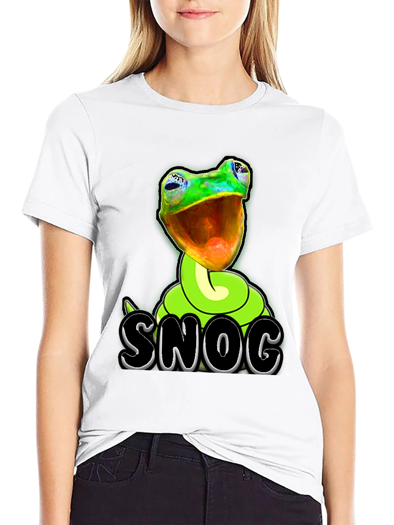 Snog Frog T-Shirt - Funny Graphic Tee