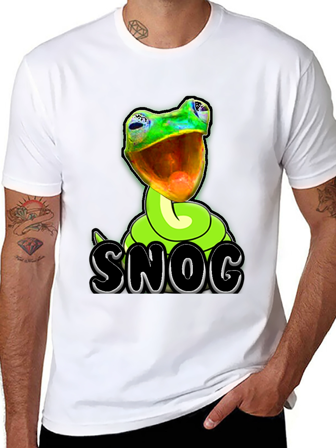 Snog Frog T-Shirt - Funny Graphic Tee