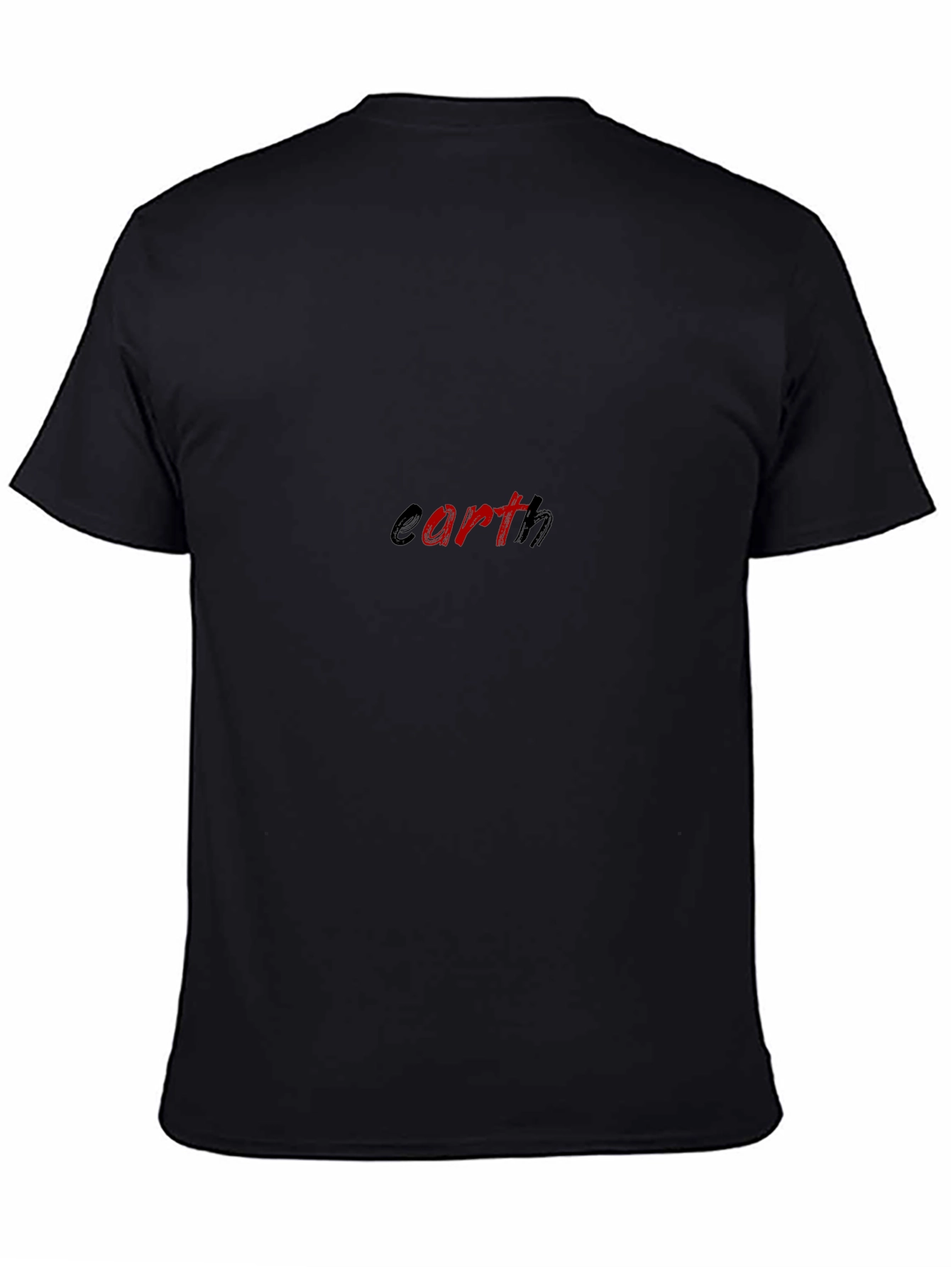 Earth Graphic Black T-Shirt