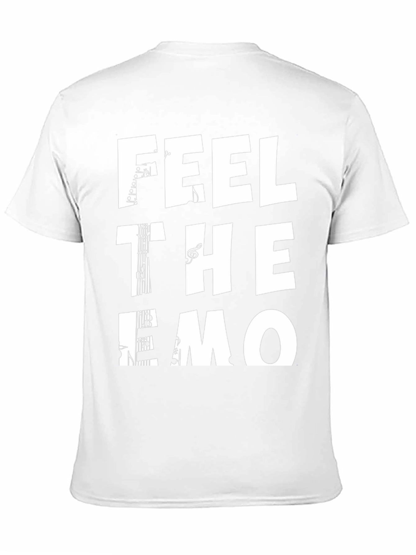 Feel the Emo Music T-Shirt - Black Tee