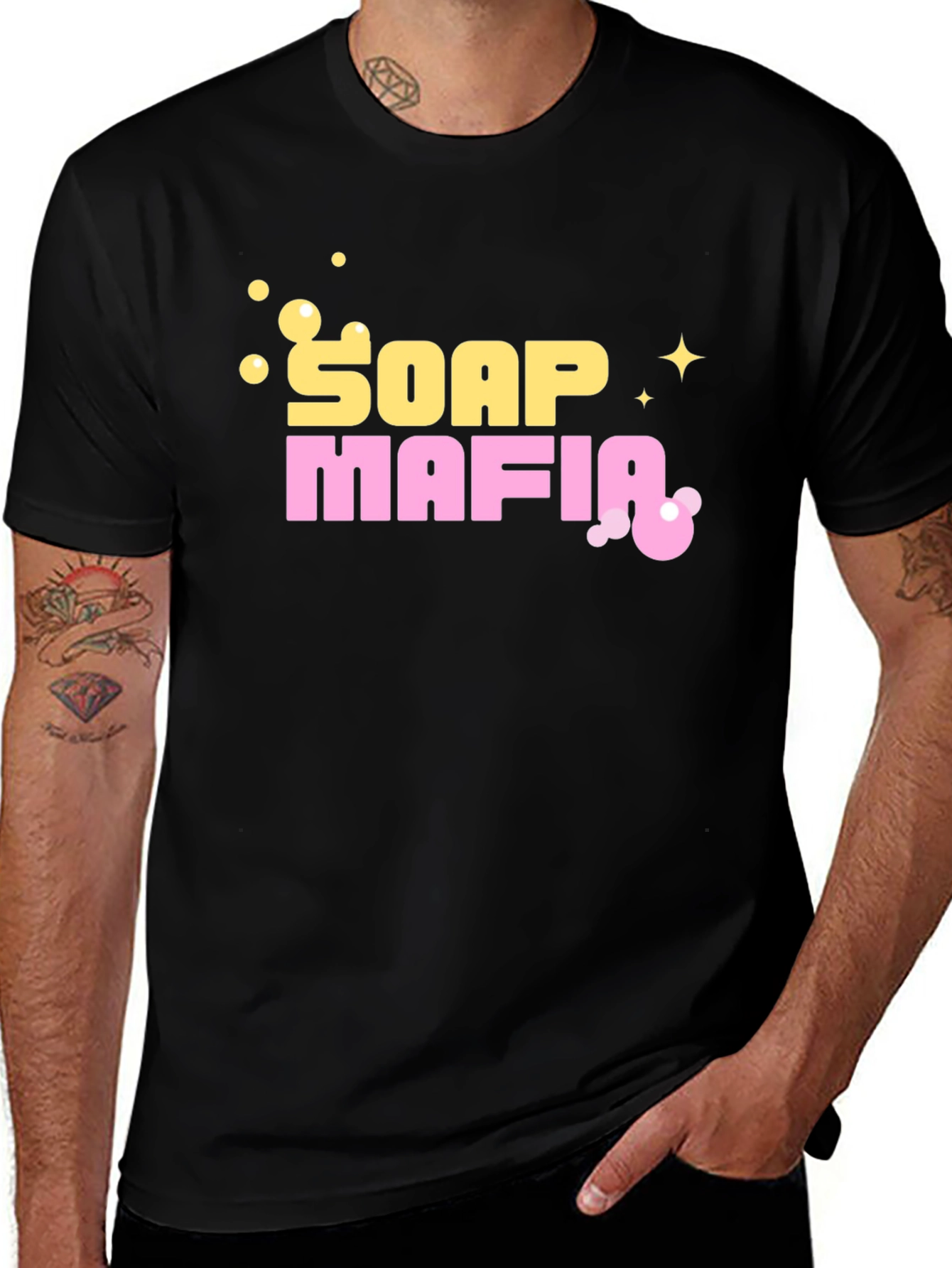 Soap Mafia Funny Graphic T-Shirt