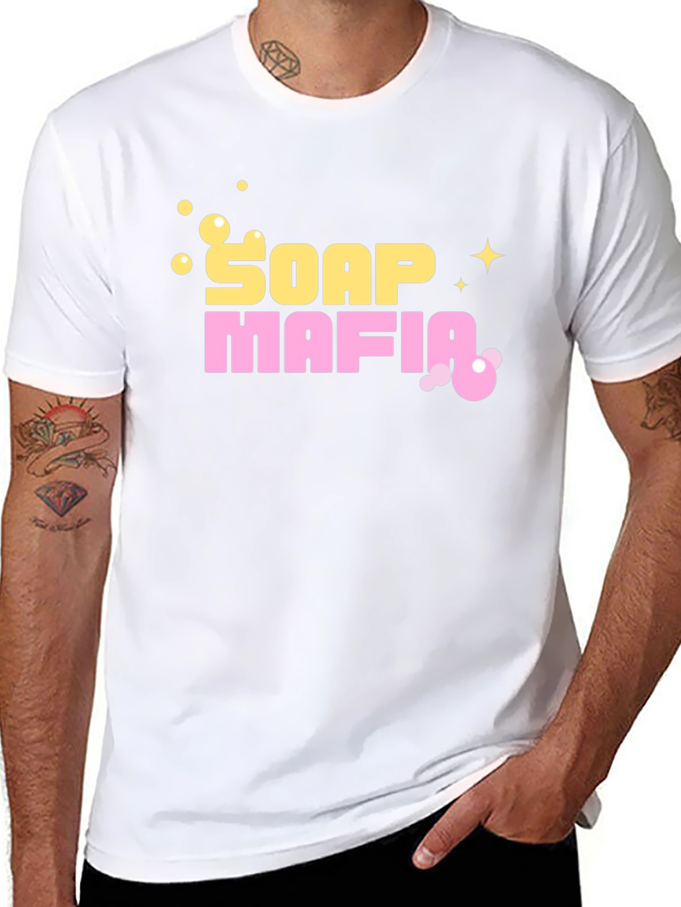 Soap Mafia Funny Graphic T-Shirt