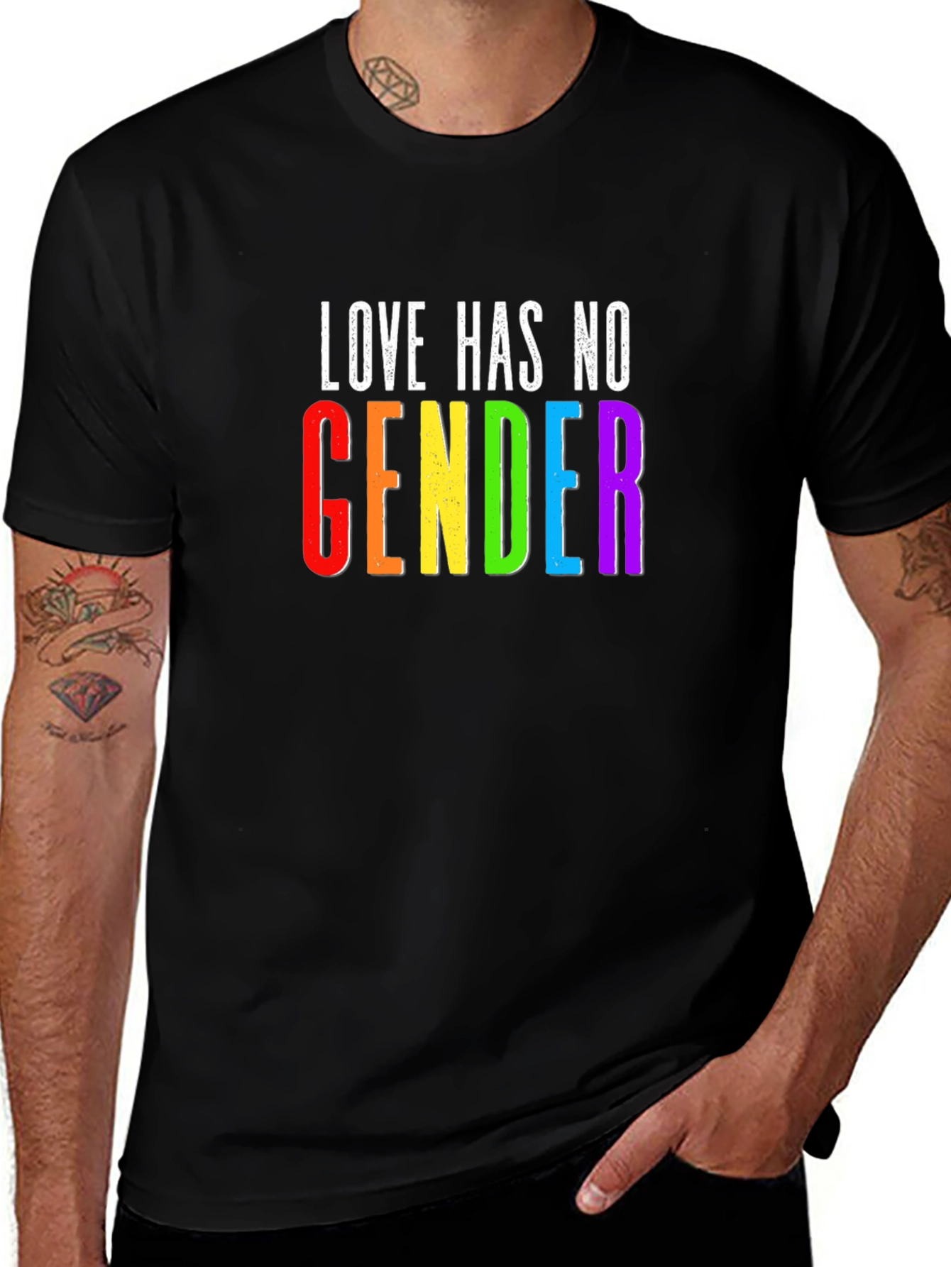 Love Has No Gender LGBTQ+ Pride T-Shirt