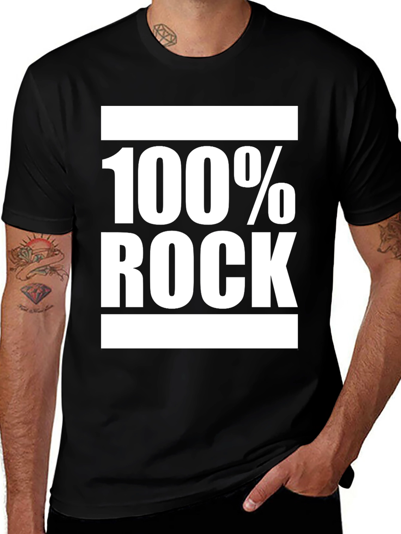 100% Rock Graphic Tee