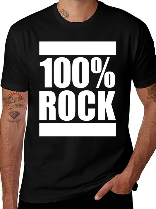 100% Rock Graphic Tee