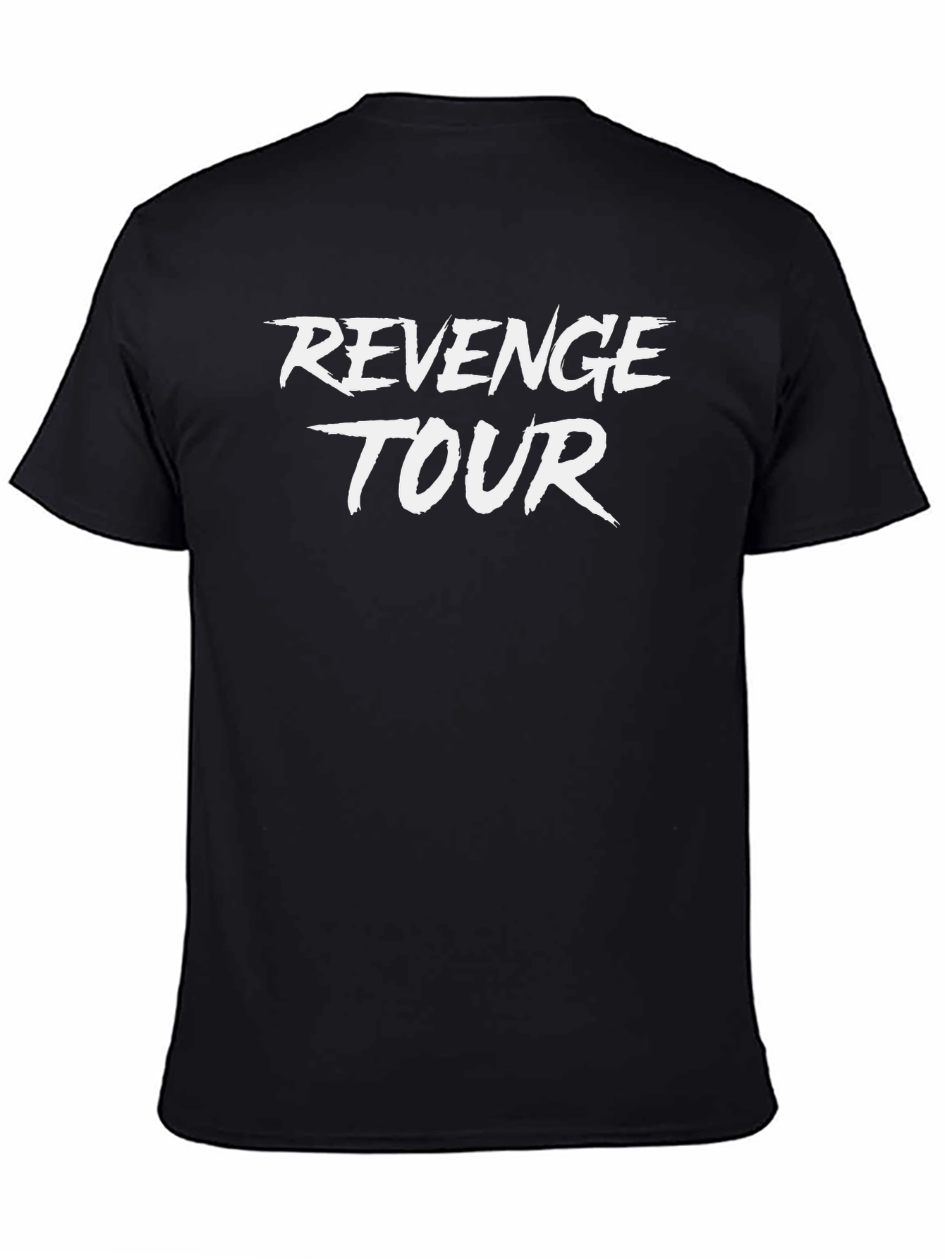 Revenge Tour Graphic Tee - Black Cotton T-Shirt