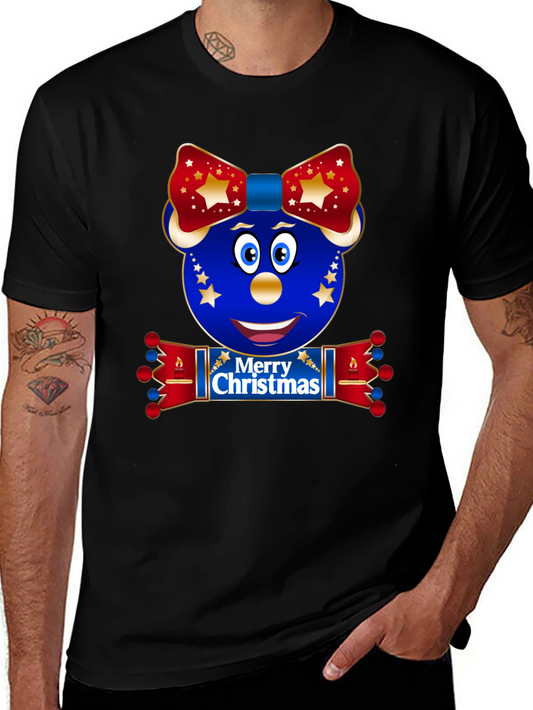 Festive Christmas Character Graphic T-Shirt