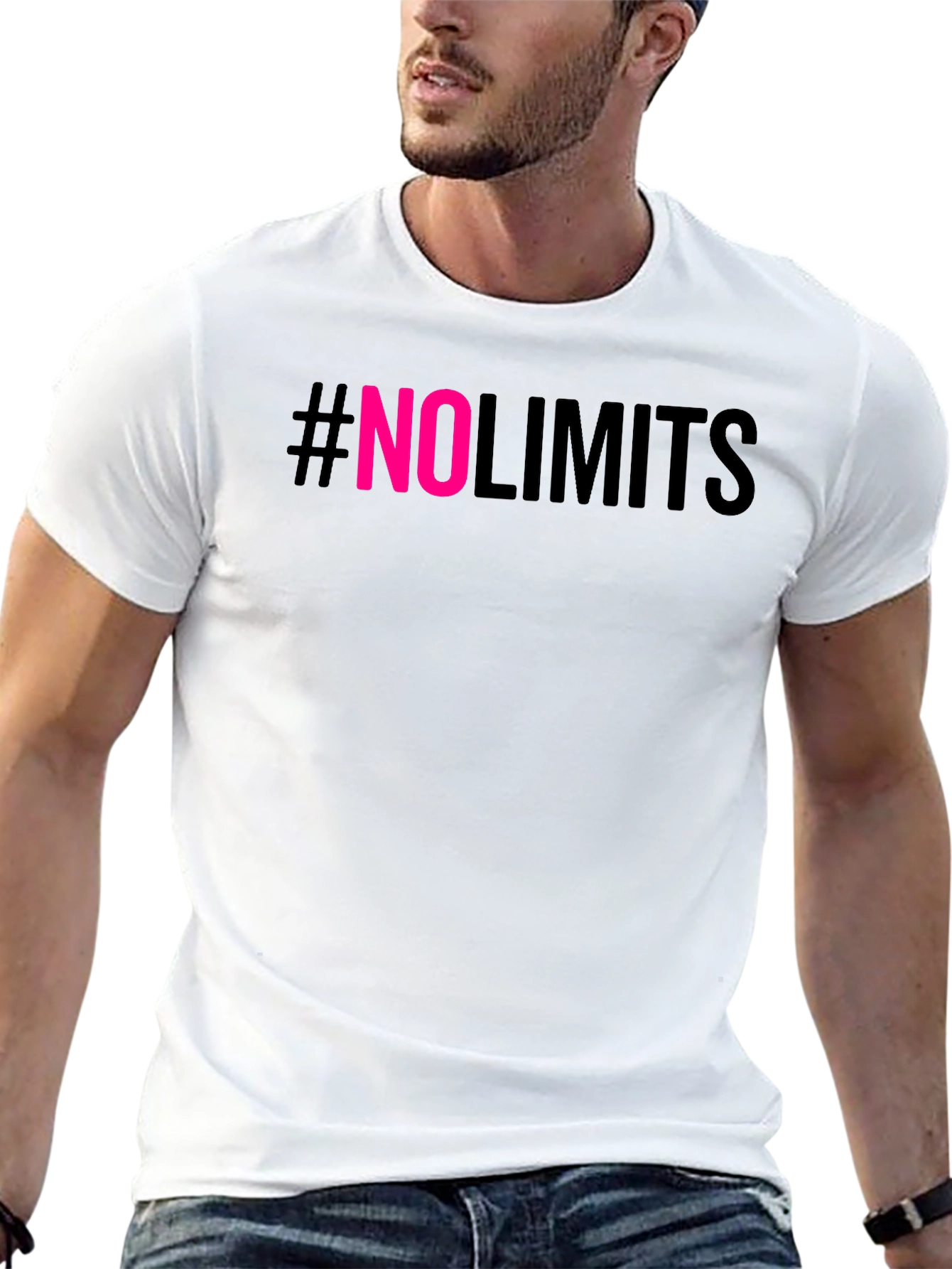 #NoLimits Graphic Print T-Shirt
